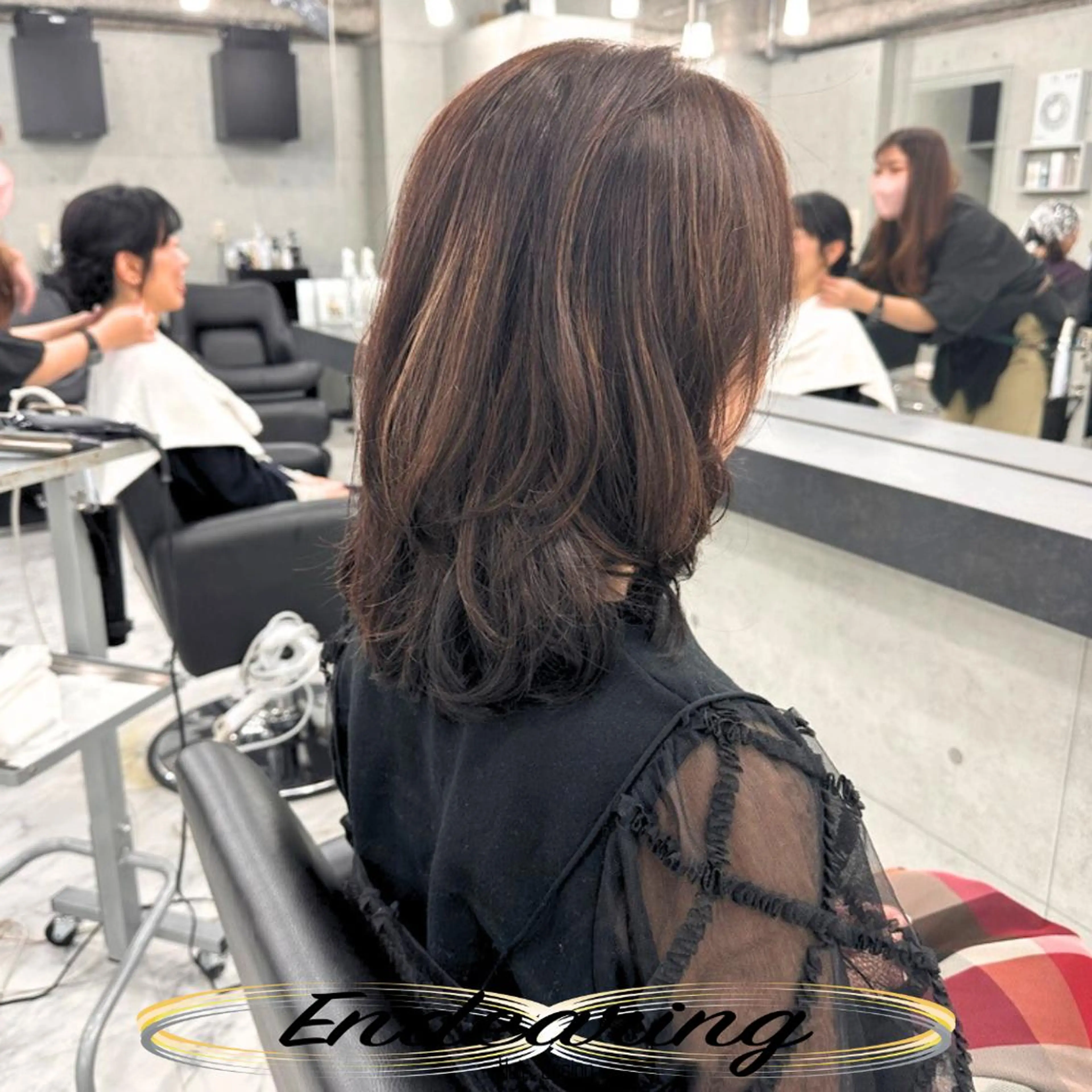 ミディアム レイヤーカット 似合わせカット カット ヘアカラー Endearing 銀座/YOKOのヘアスタイル