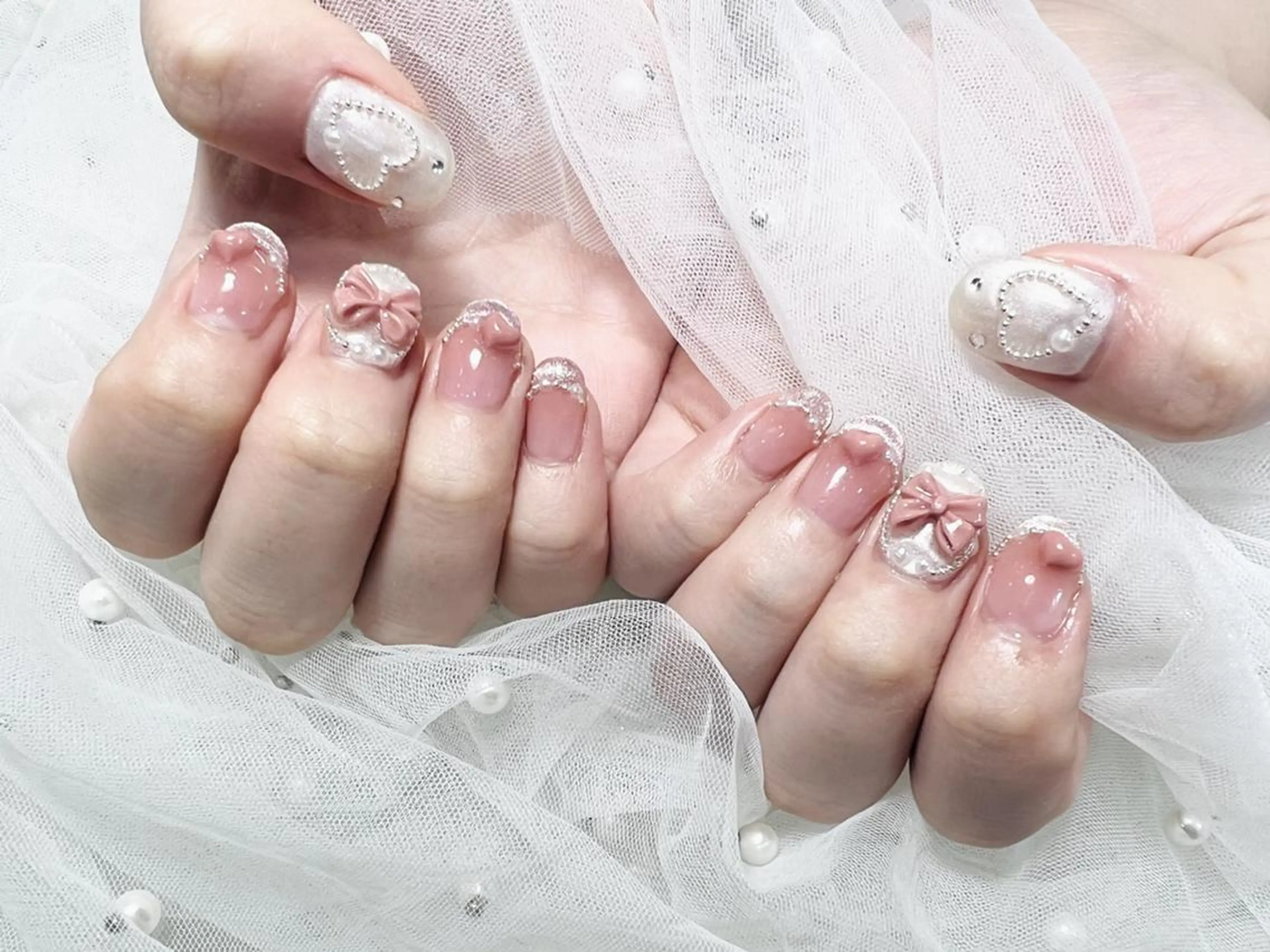 ネイル ハンドネイル トップネイリスト Ribbon立川店のネイルデザイン