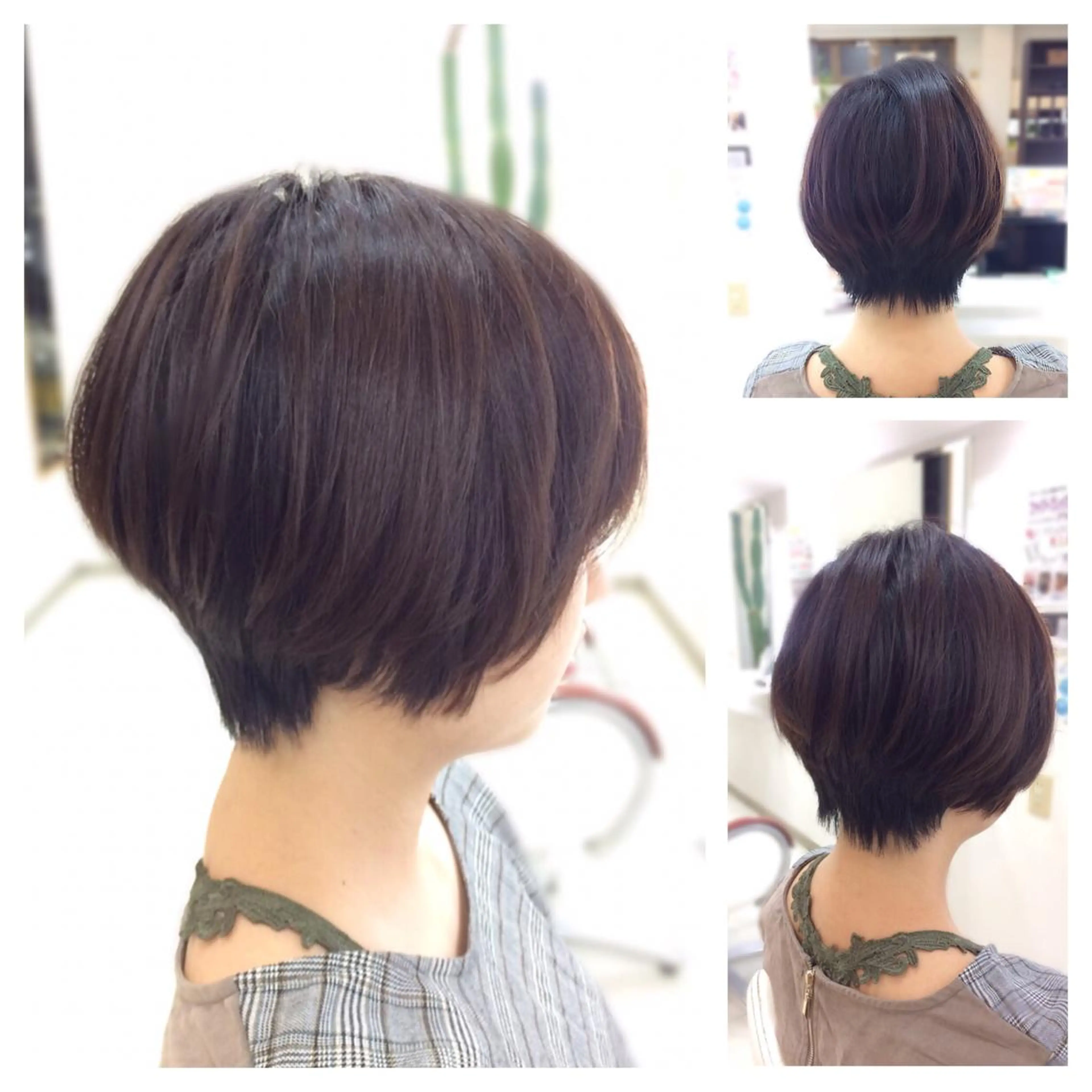 ショート ショートボブ ボブ ショートヘア カット トリートメント ヘッドスパ Hair VERDEのヘアスタイル