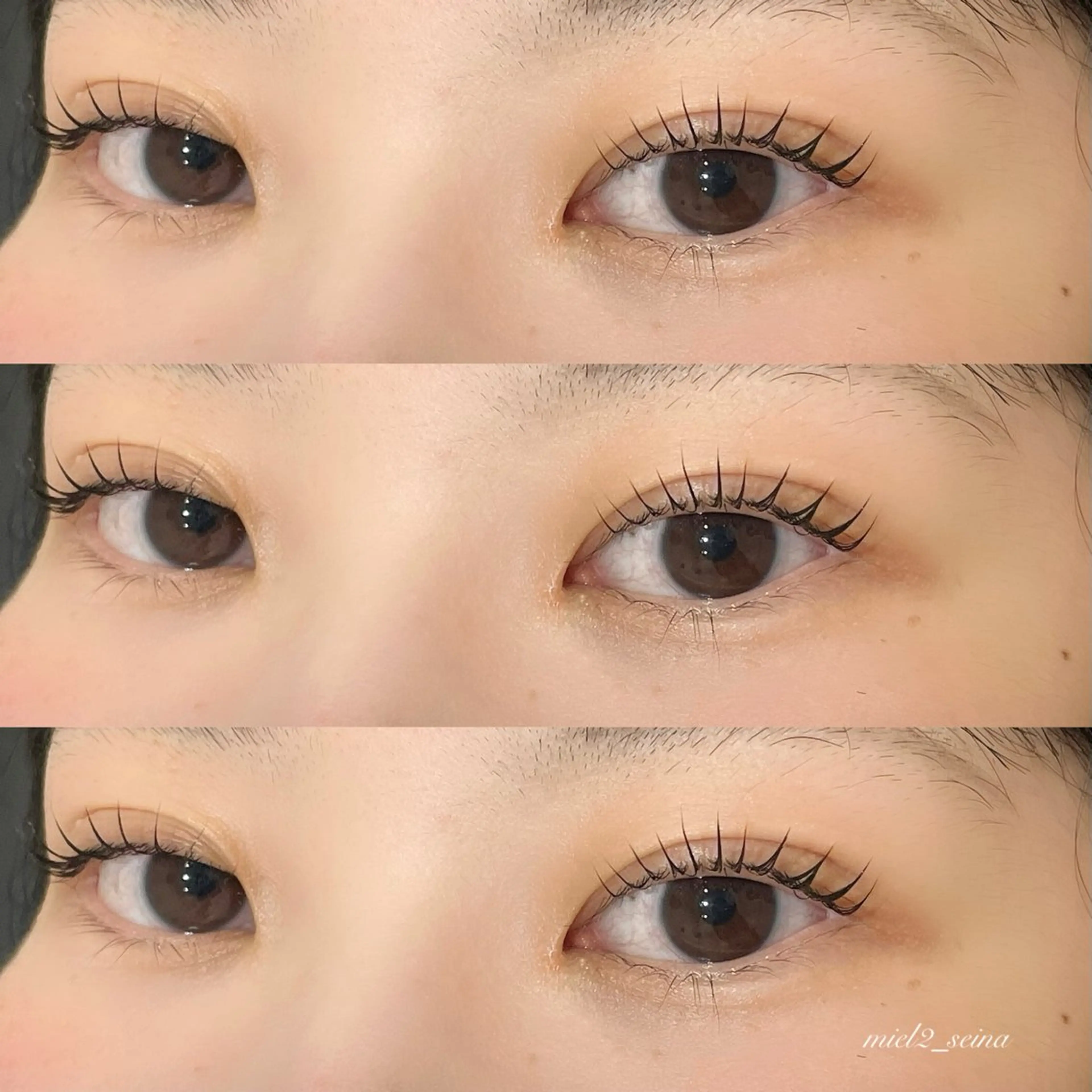 マツエク・マツパ ミエル仙台店所属・miel_ seinaのマツエク・マツパデザイン