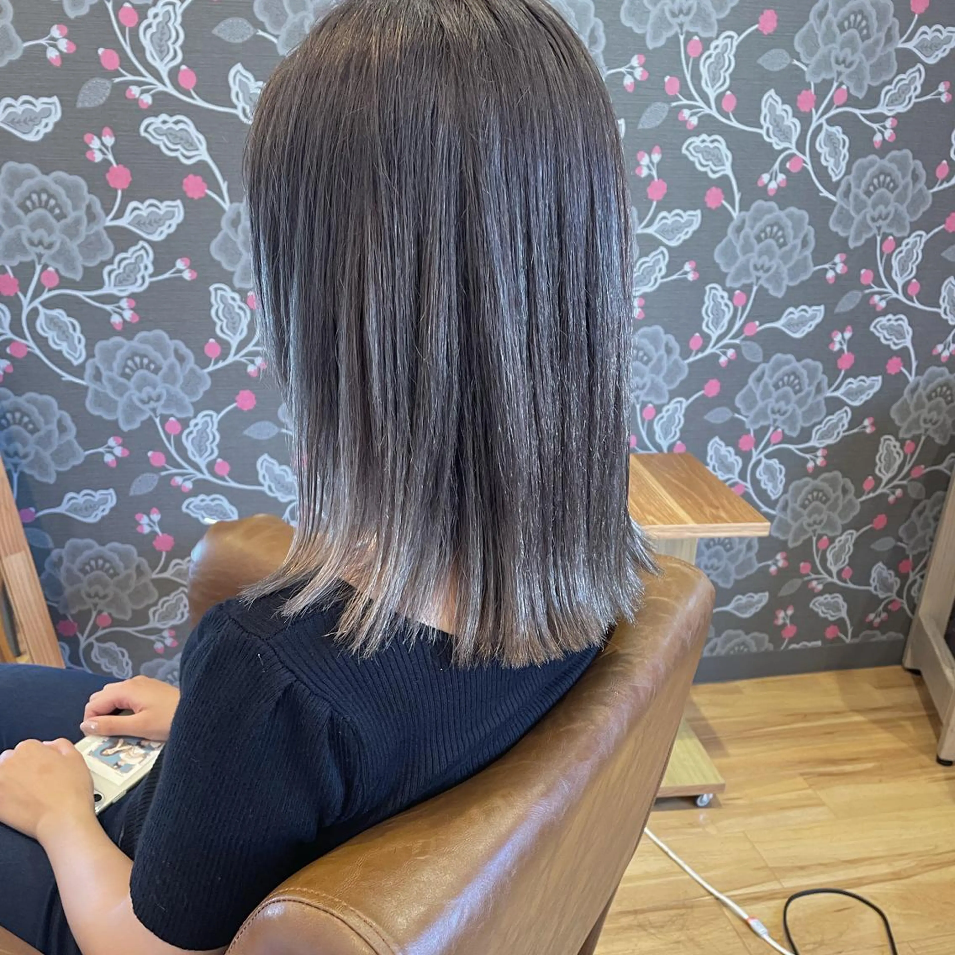 ミディアム カラー ヘアアレンジ グレージュ カット ヘアカラー トリートメント ヘッドスパ 北九州美容室 🕊️わかな✂︎のヘアスタイル