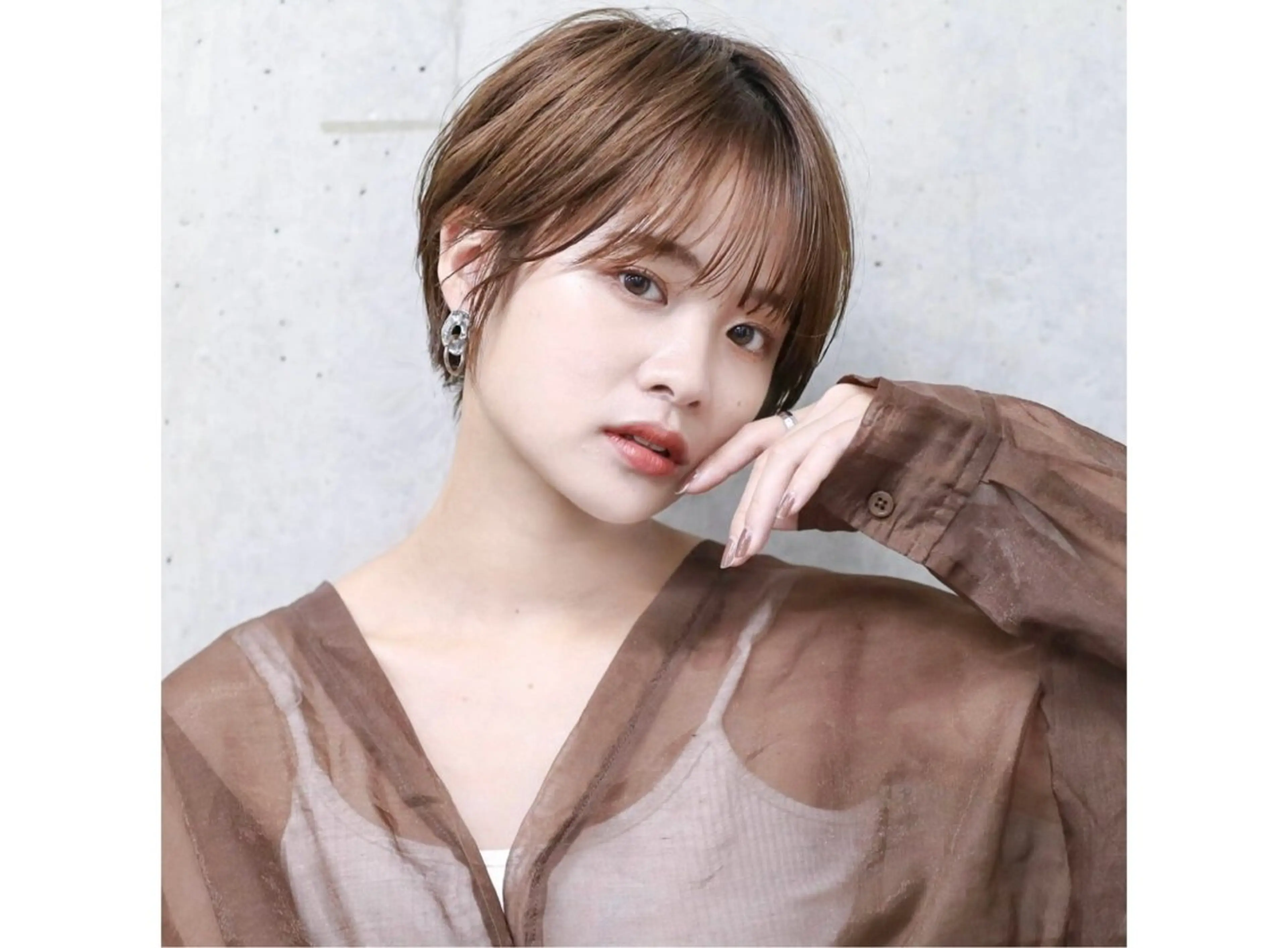 ショート 酒井 緋菜のヘアスタイル