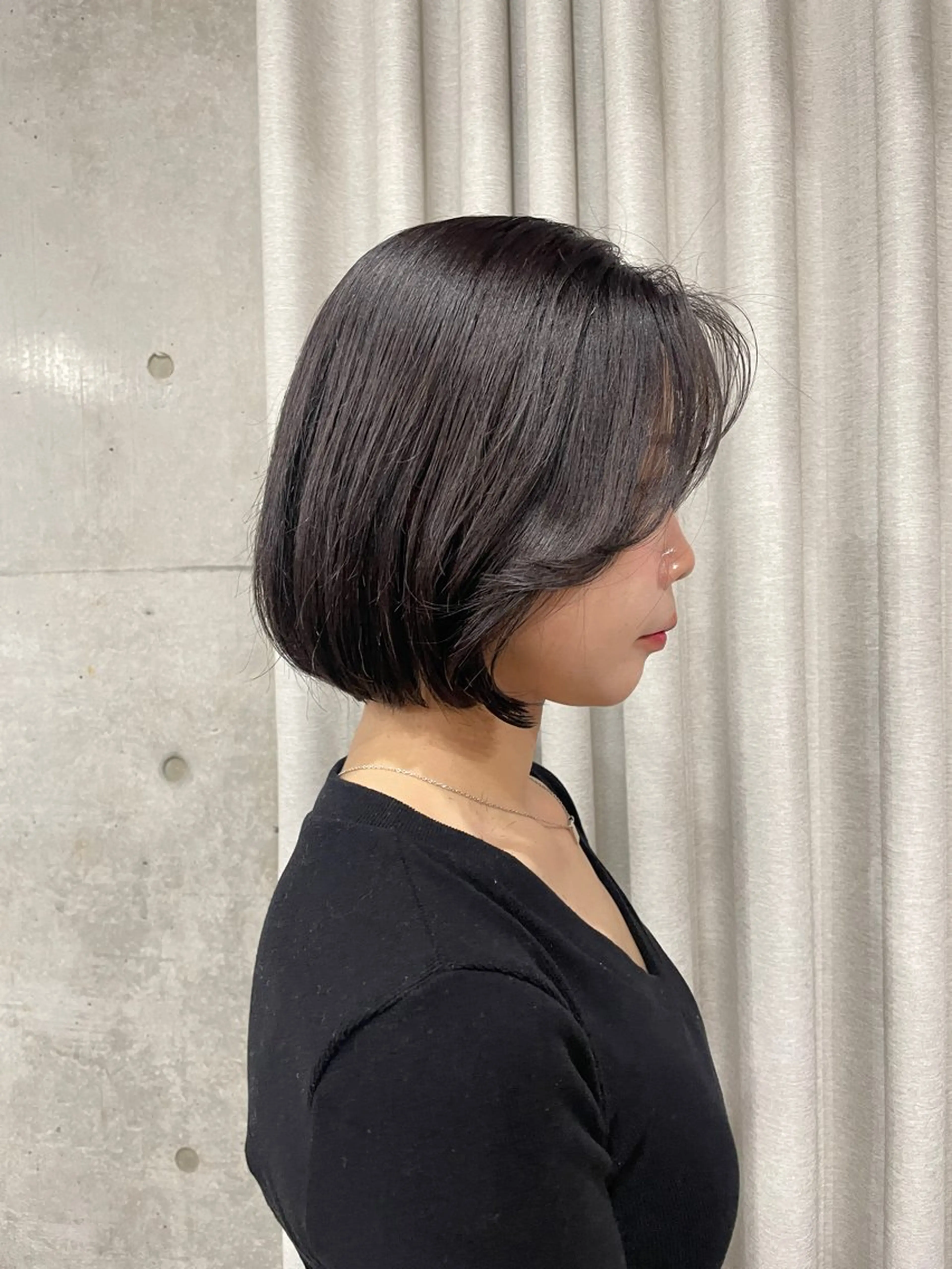 ミディアム カラー カット ヘアカラー トリートメント 表参道/髪質改善・ 透明感 colorのヘアスタイル