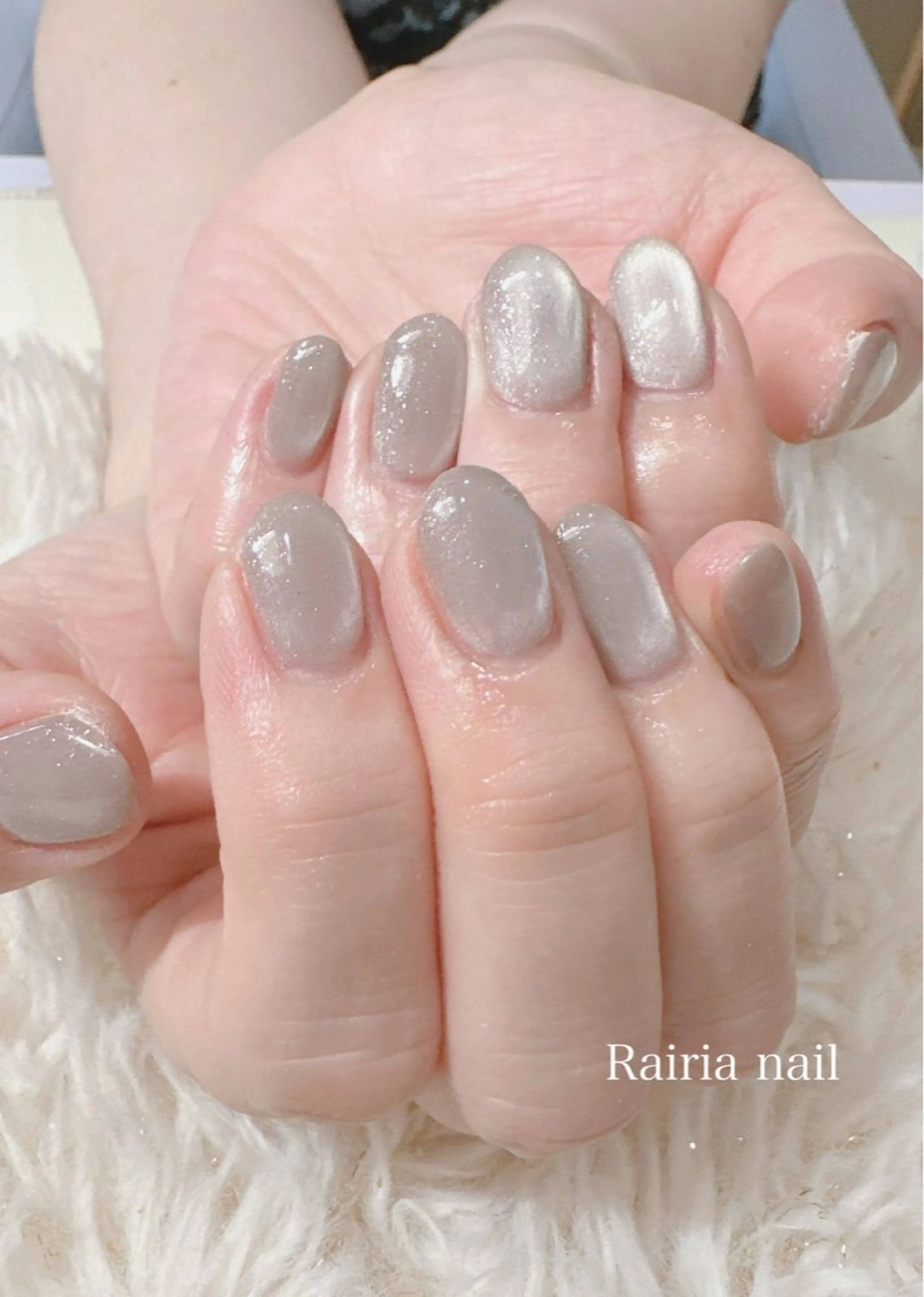 ネイル フットネイル ジェルネイル マグネットネイル オフィスネイル ワンカラーネイル NAILSALON CRISTA所属・🤍CRISTA yui🤍のネイルデザイン