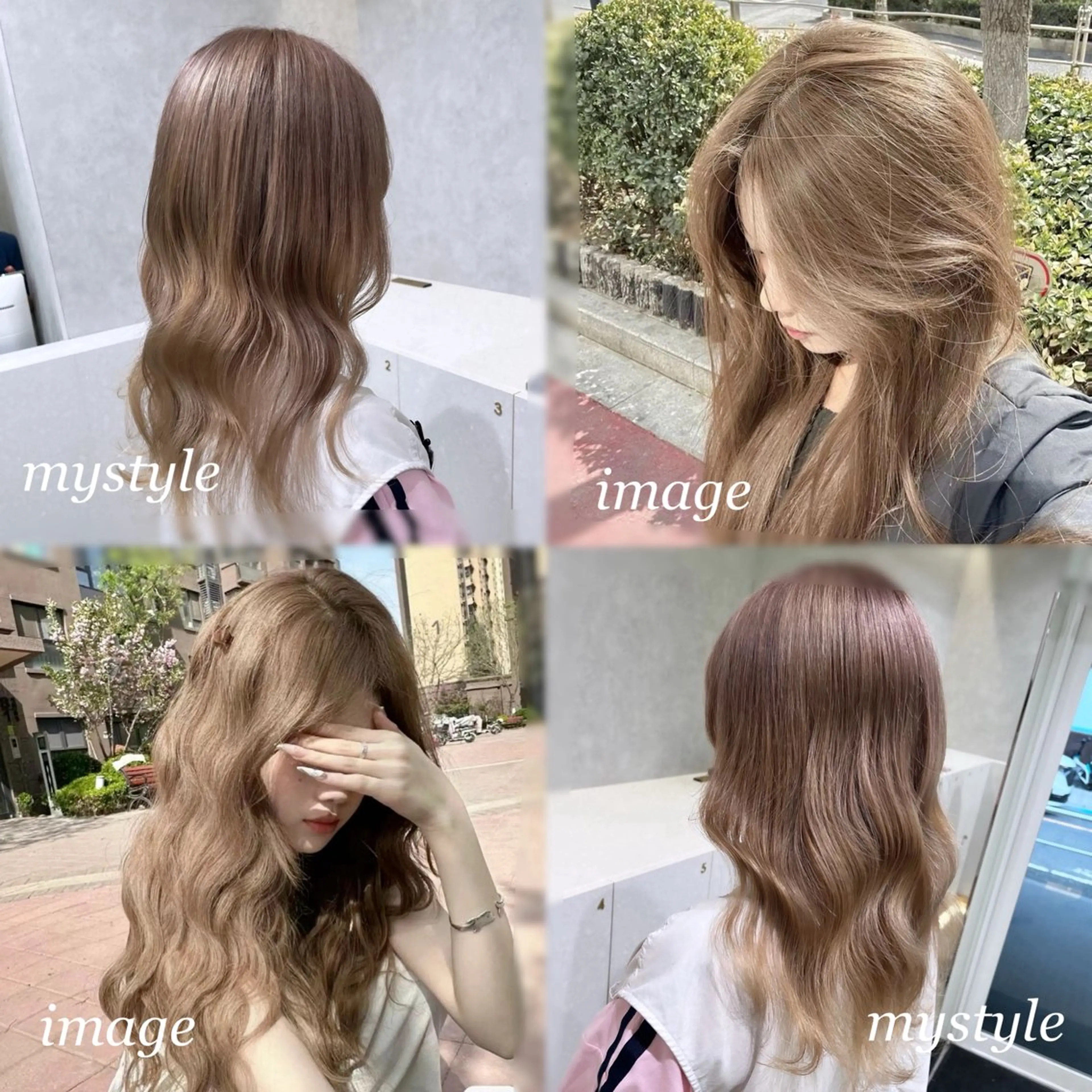 ロング カラー 韓国ヘア🇰🇷透明 感カラー/yui🎀のヘアスタイル