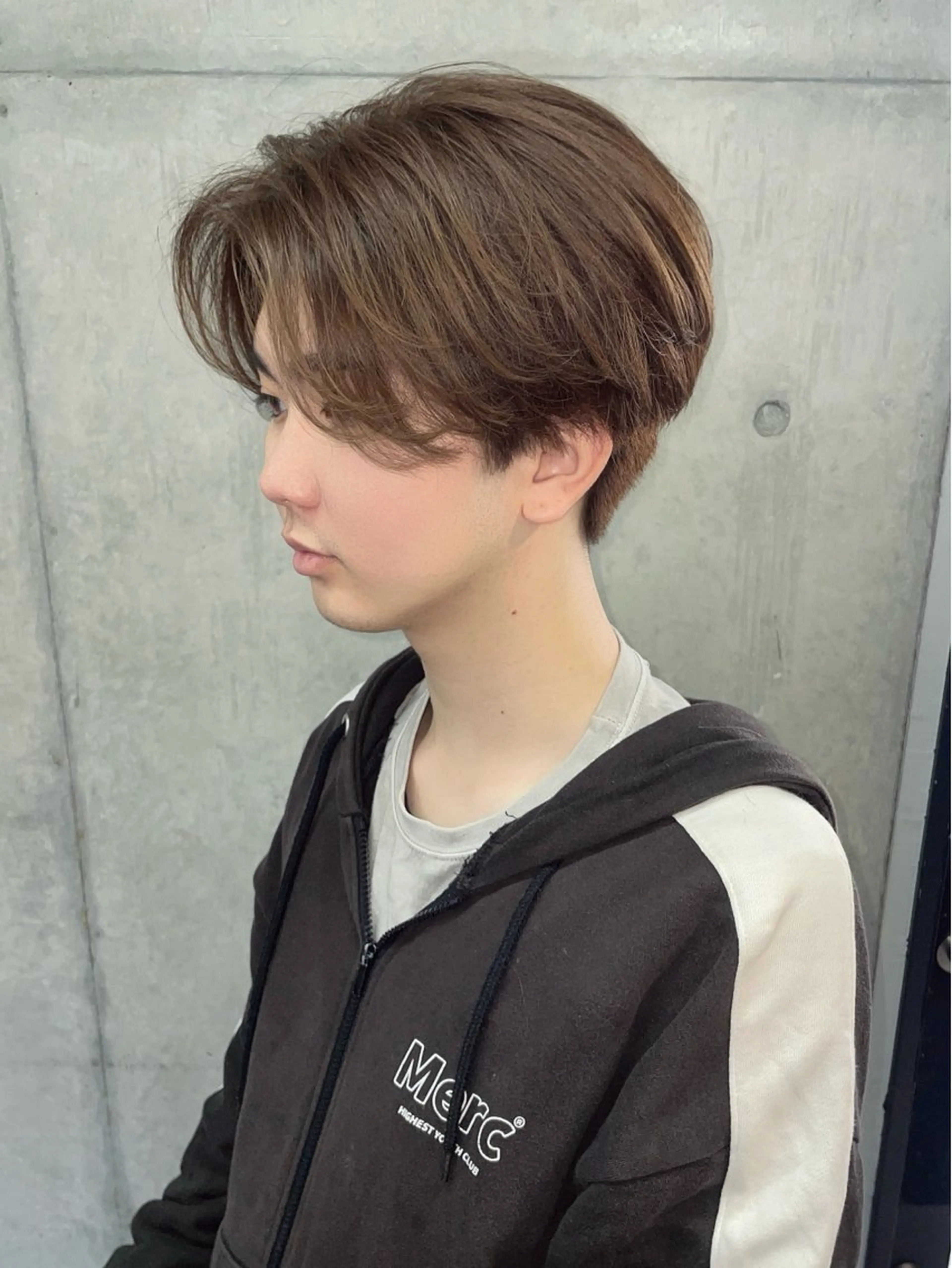 カラー メンズ メンズ韓国風 韓国マッシュ マッシュ 透明感カラー one eighty所属・★韓国メンズ/カラー /パーマrinka★のヘアスタイル