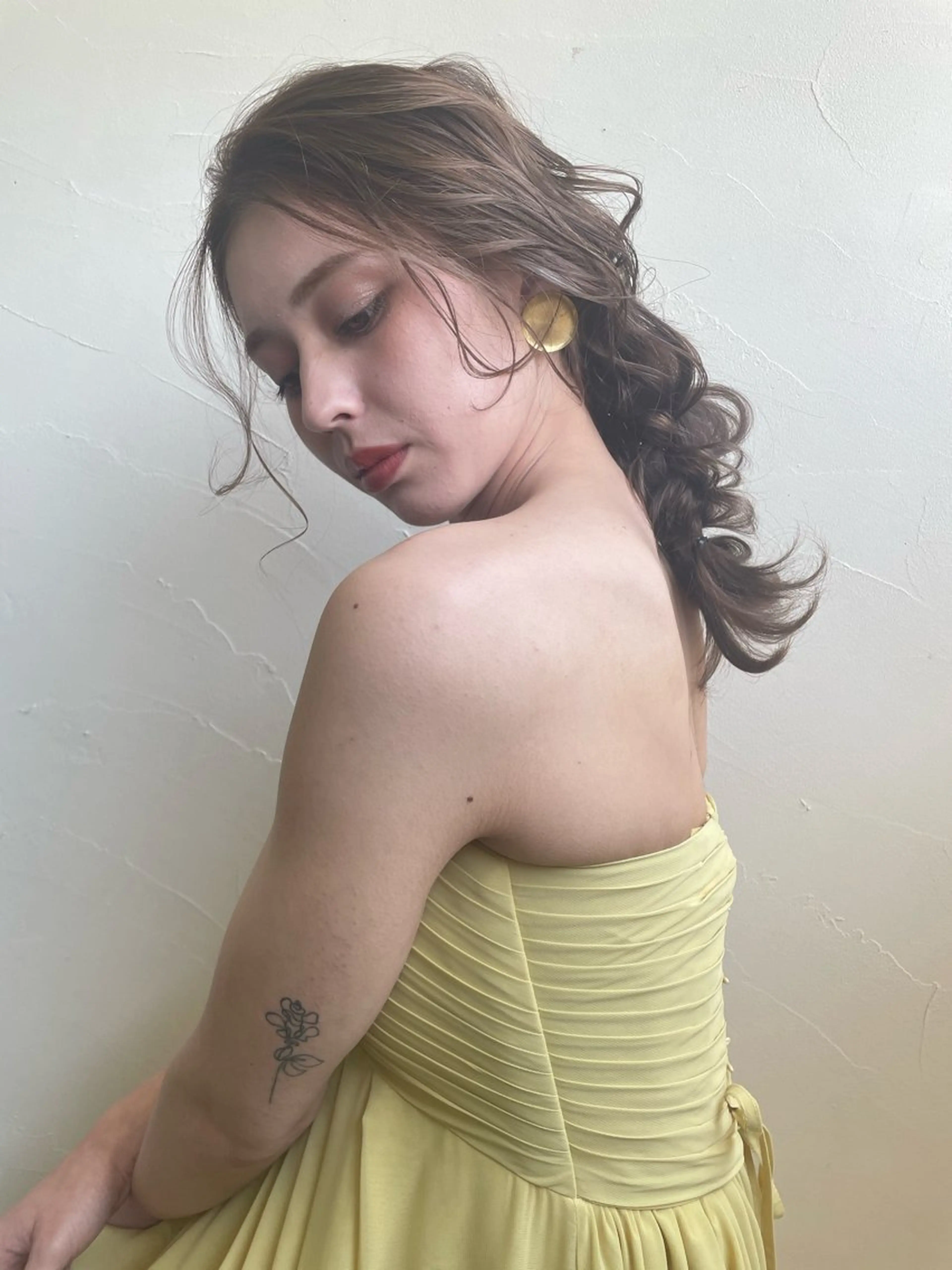 ヘアアレンジ ルプラボウ/日野 /ショート/レイヤーのヘアスタイル