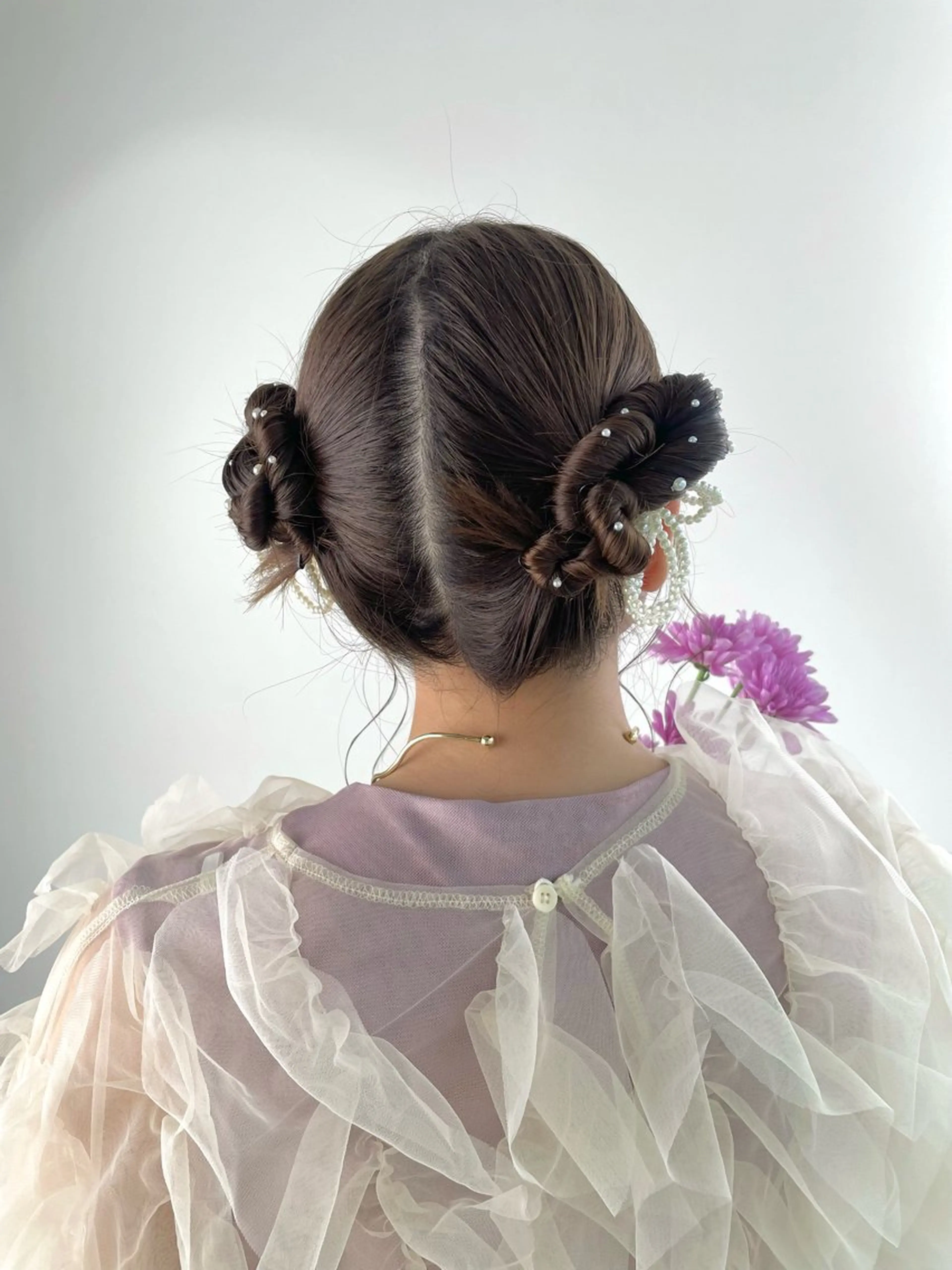 セミロング ヘアアレンジ セットサロンCURE YUKIOKAのヘアスタイル