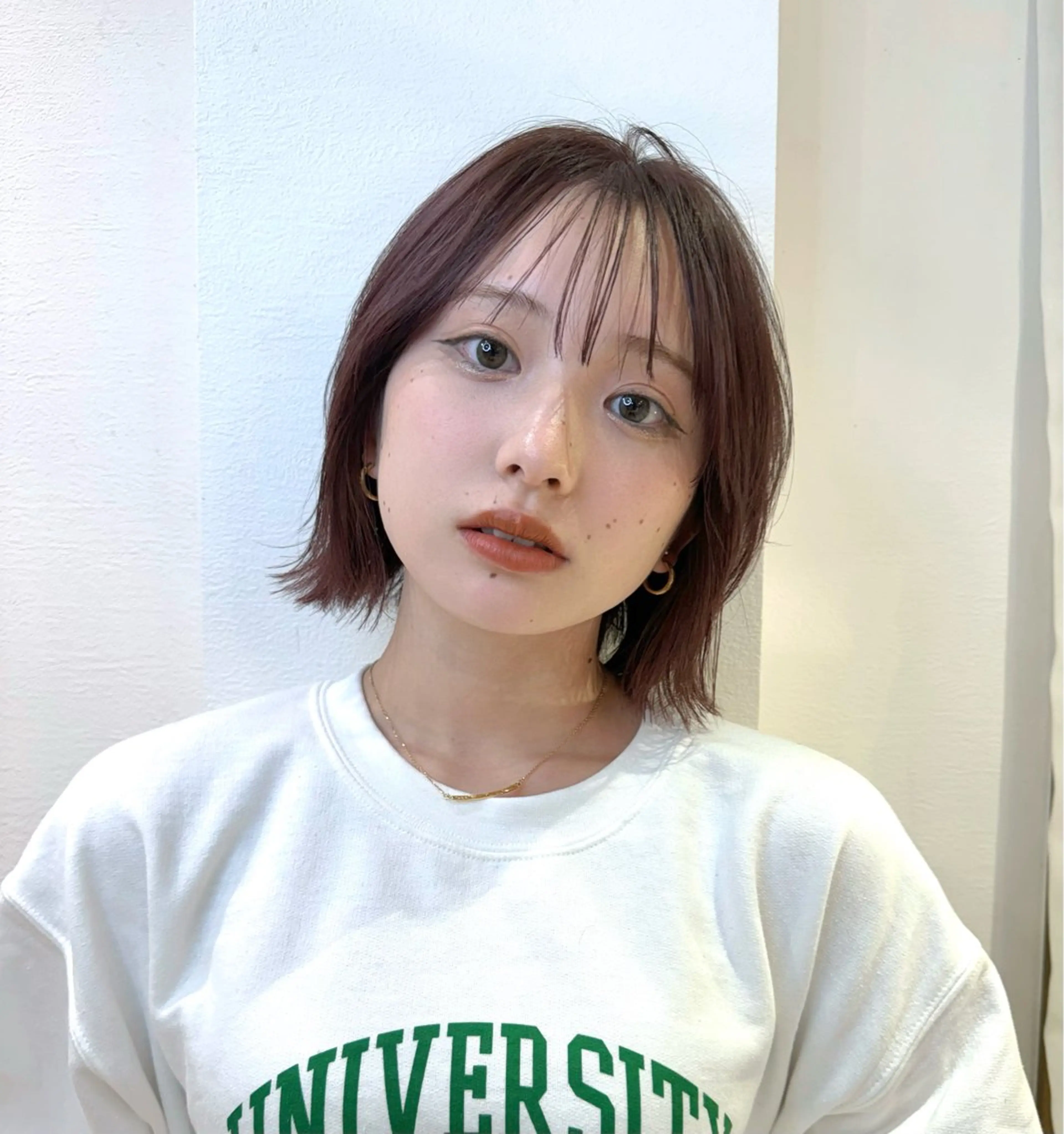 ショート カラー カット ヘアカラー トリートメント レイヤーカット /透明感カラー西田のヘアスタイル