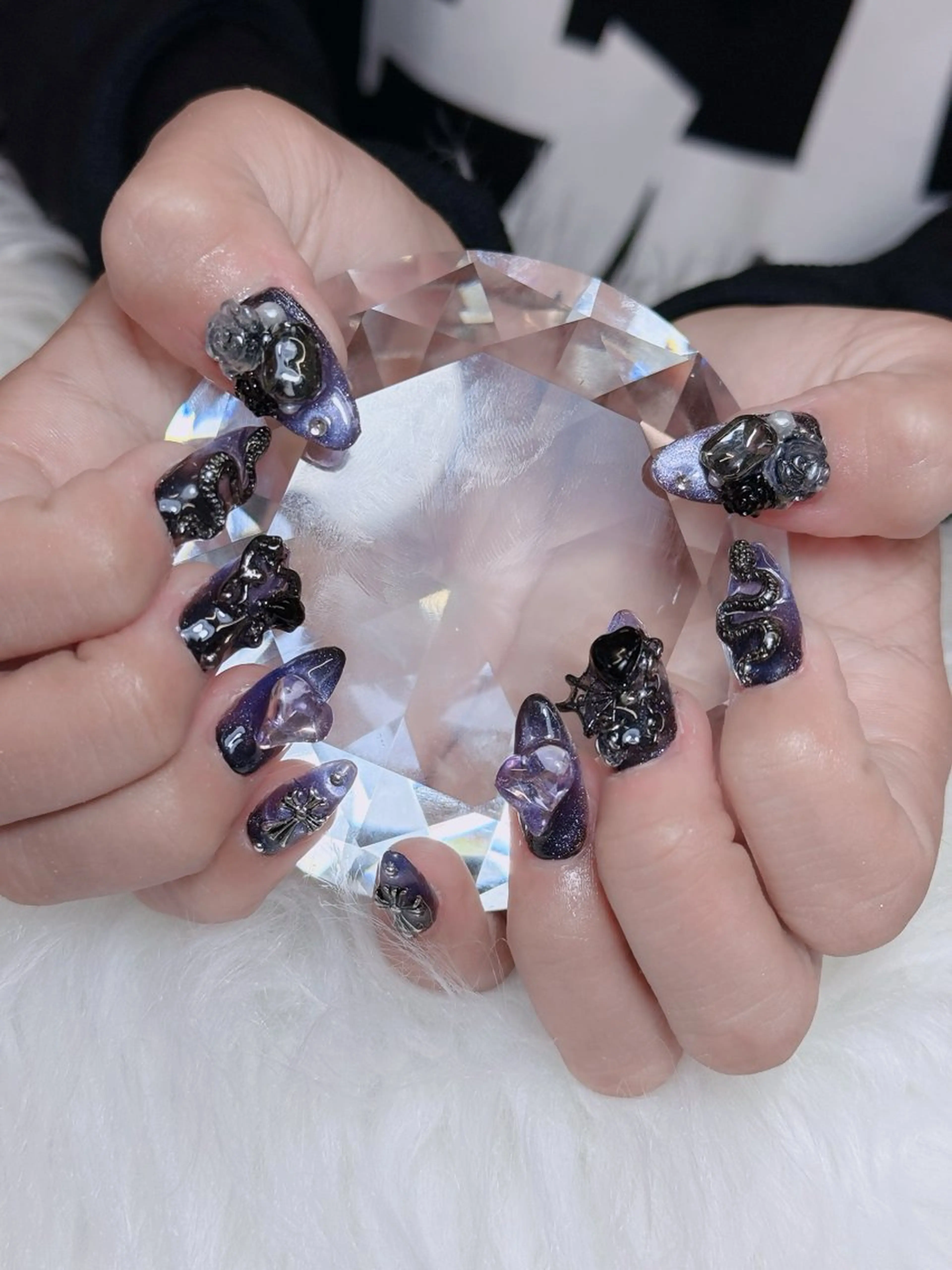 ネイル オーロラネイル チークネイル フットネイル フレンチネイル 韓国ネイル ハンドネイル Lumi Nailのネイルデザイン