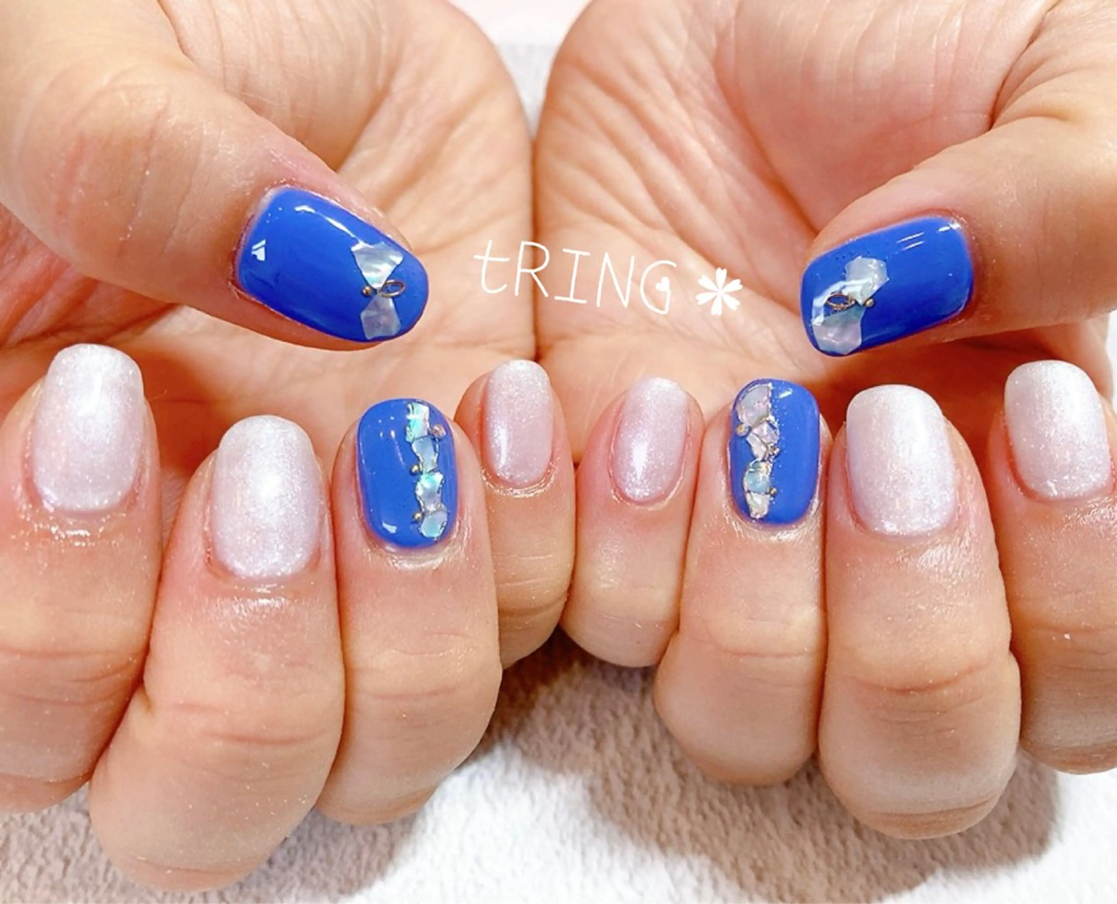 ネイル ハンドネイル tRING＊ しいの木台のネイルデザイン