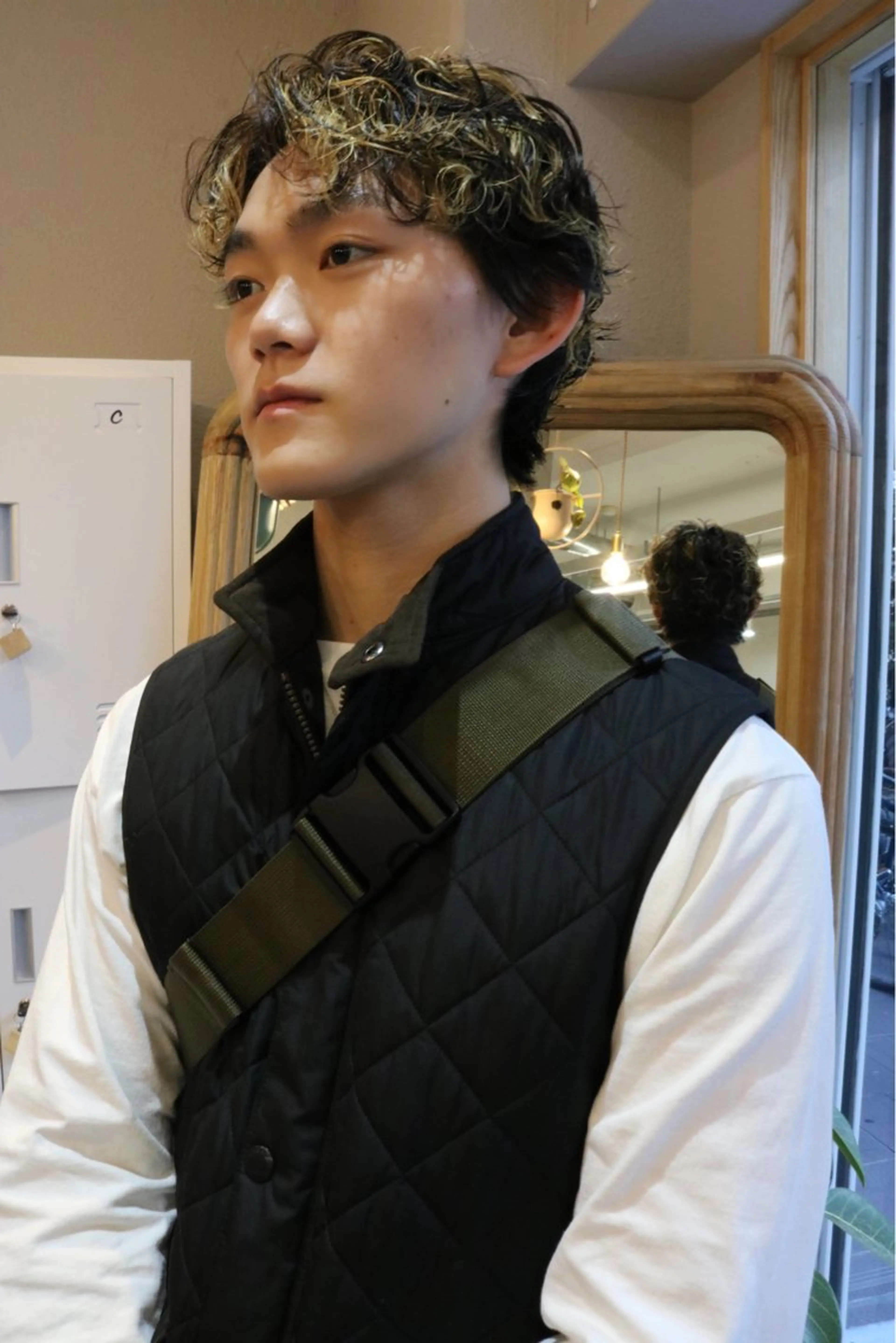 ショート パーマ カット パーマ トリートメント 松村 澪里のヘアスタイル