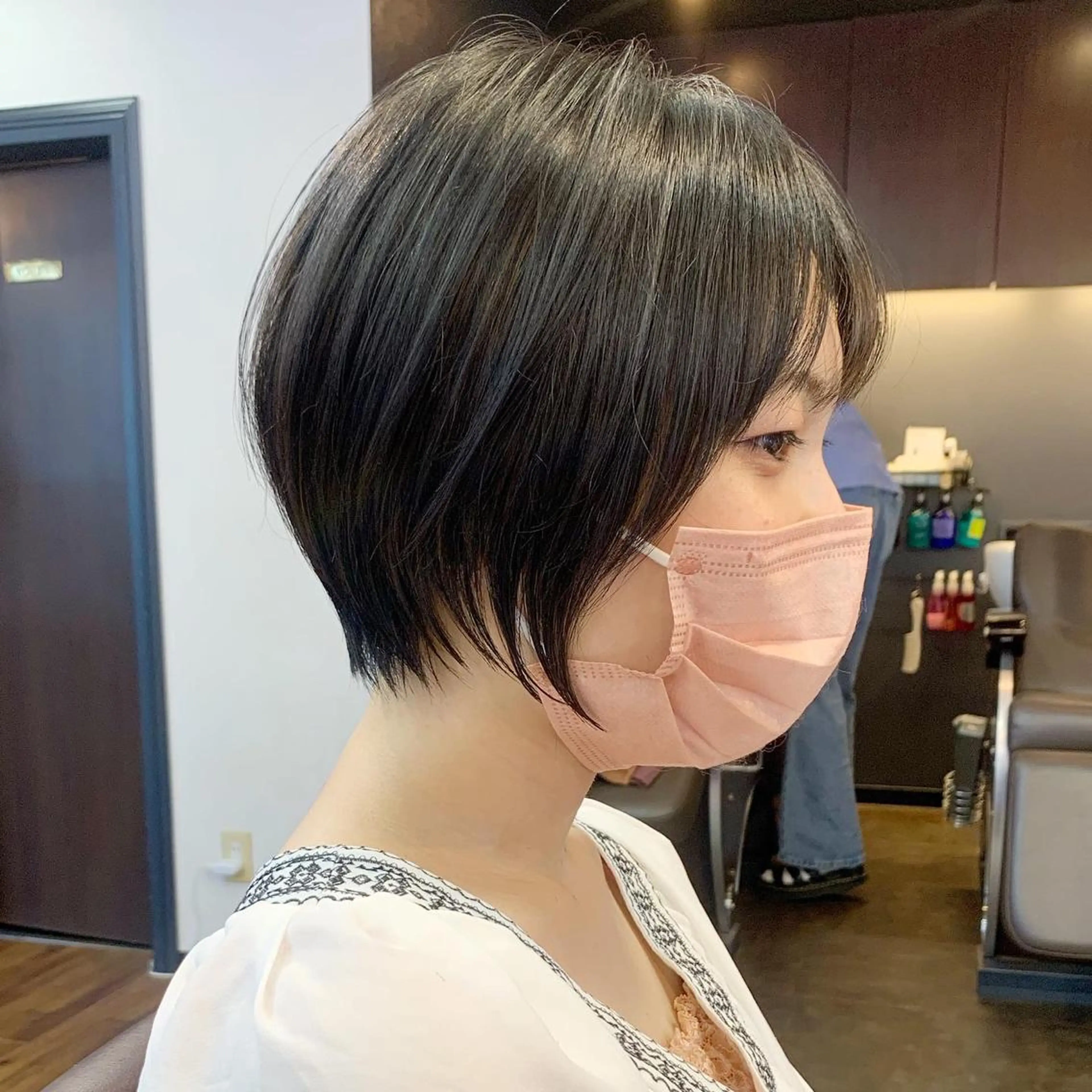 ショート 縮毛矯正/ショート/ レイヤー/畑中正敏のヘアスタイル