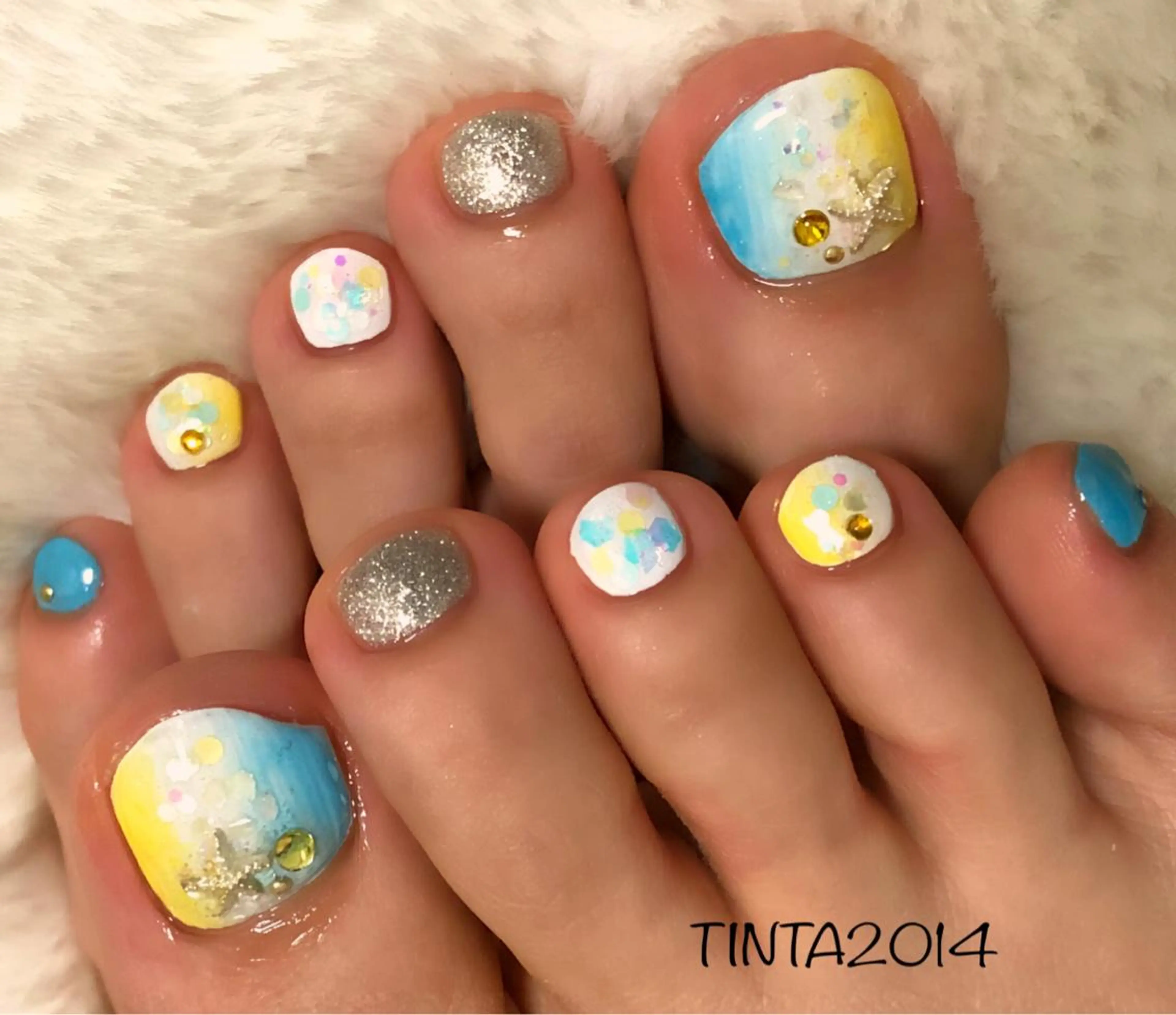 ネイル フットネイル ネイルサロン ティンタ所属・馬場 典子のネイルデザイン