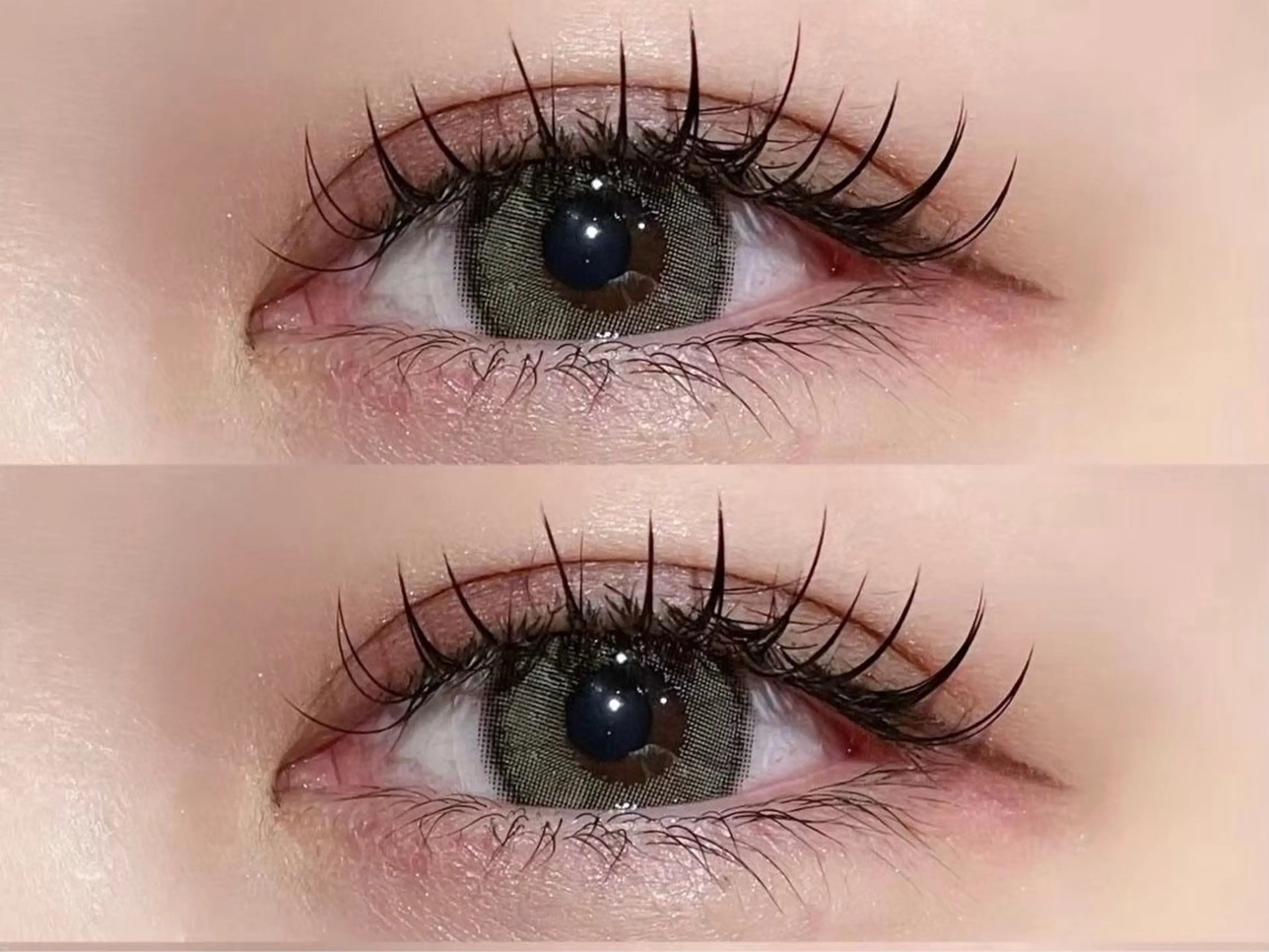 フラットラッシュ120本➕束感仕上げの写真