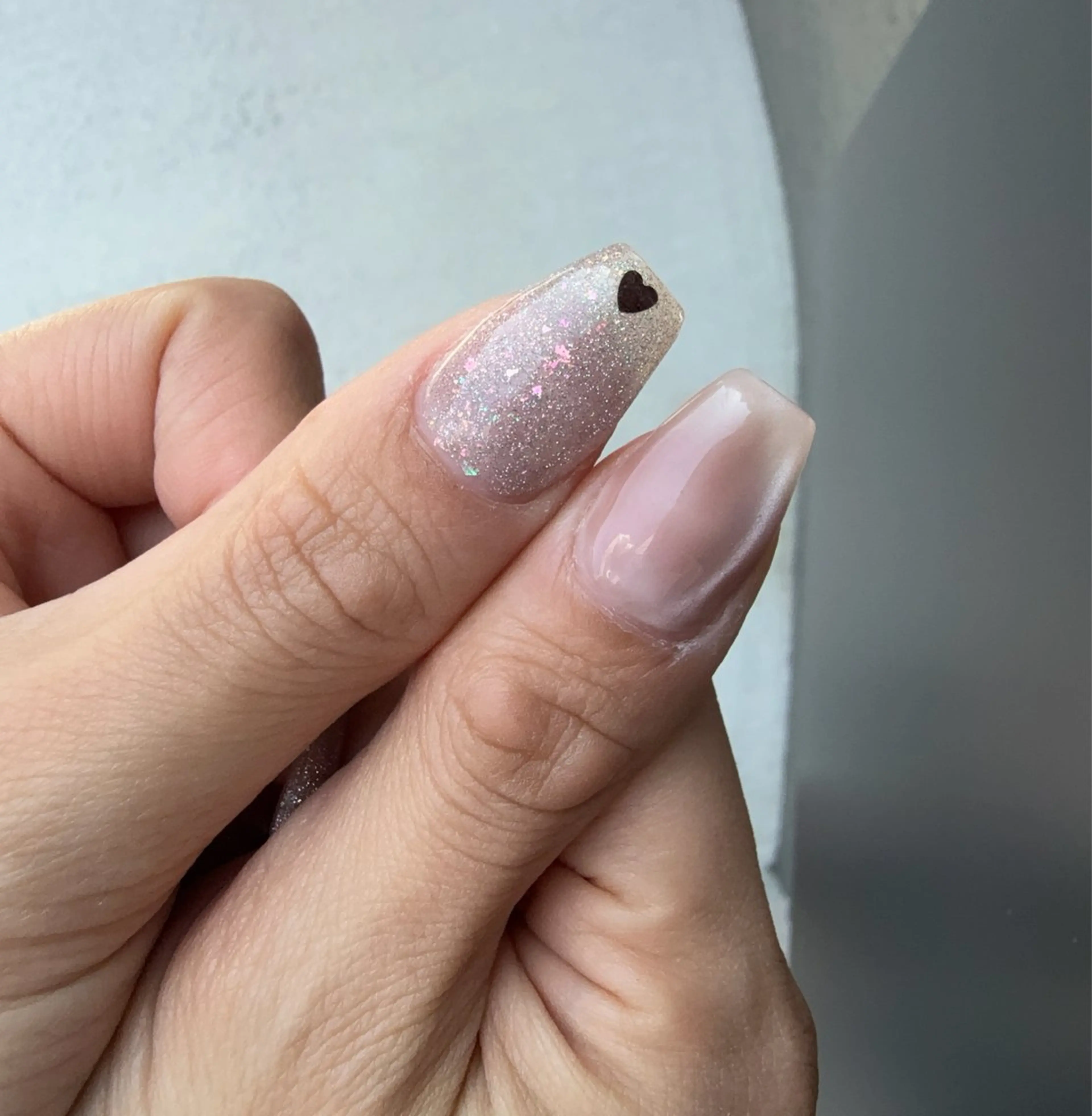 ネイル フラッシュネイル ハート マグネットネイル nail salon Estelleのネイルデザイン