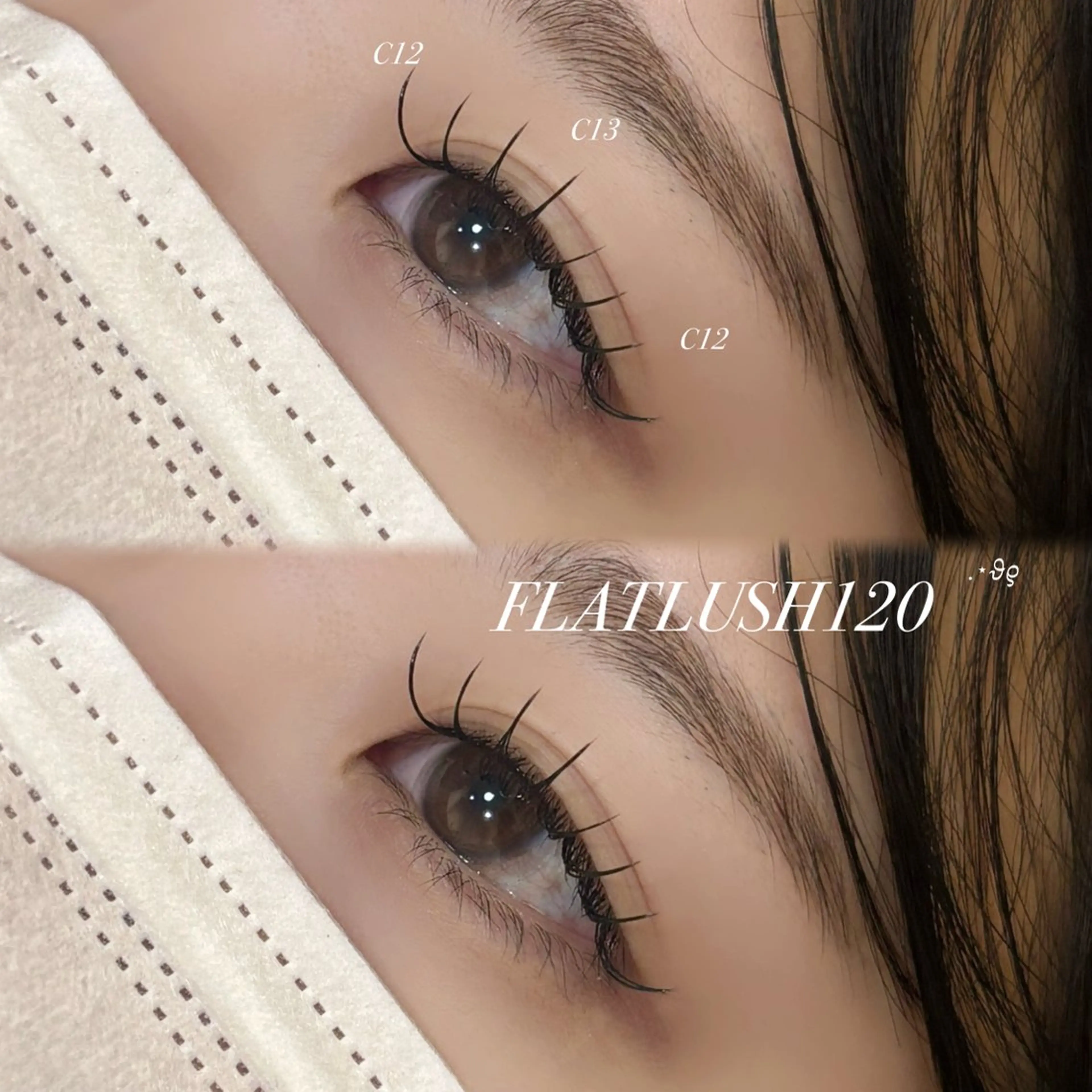 マツエク・マツパ Cカール ナチュラル CreBiA   eyelash所属・CreBiA🎀 ayaのマツエク・マツパデザイン