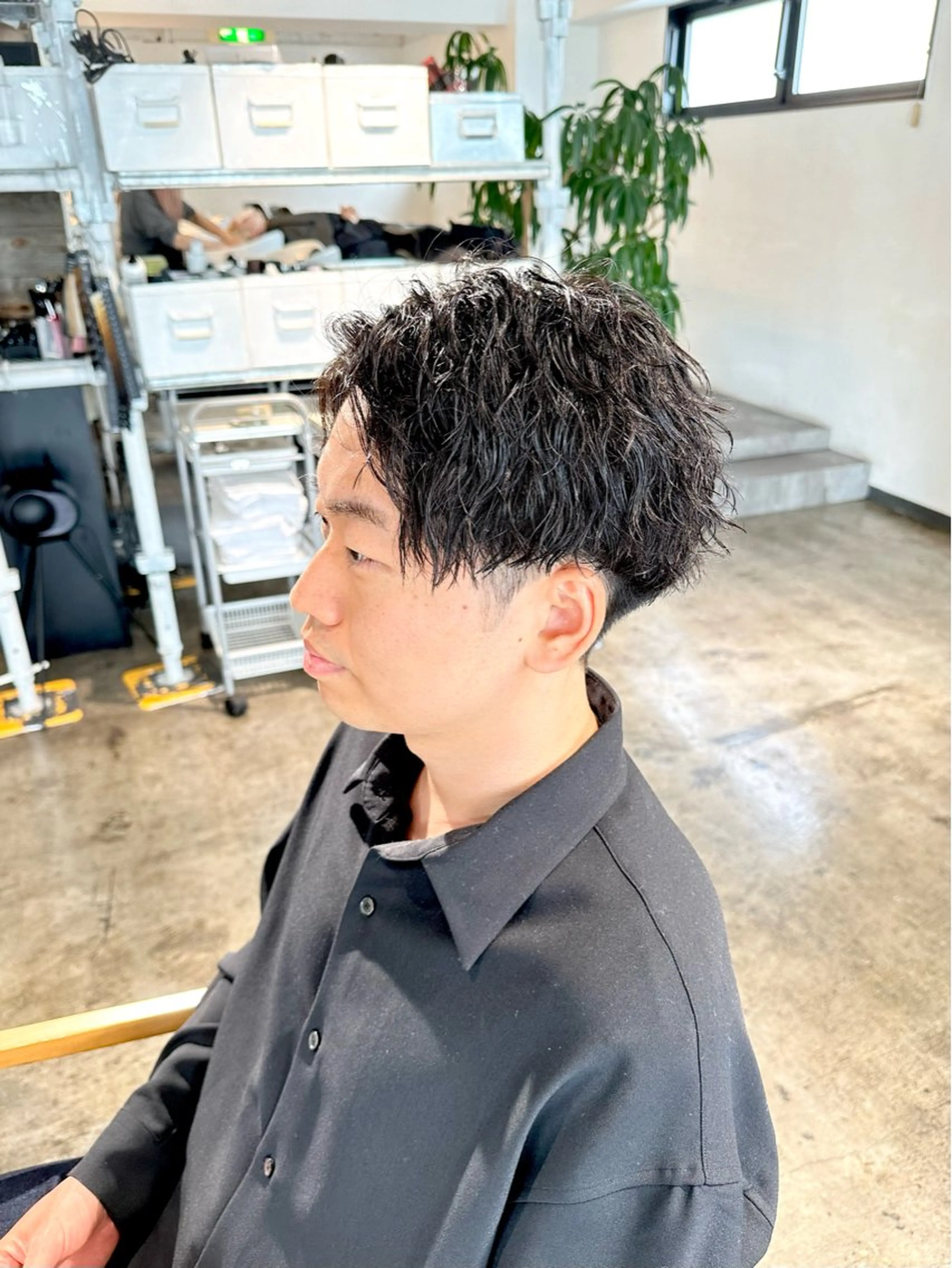 メンズ マッシュ メンズパーマ メンズツイストパーマ 波巻きパーマ ツイストパーマ カット ヘアカラー パーマ トリートメント 骨格補正施術/メンズ 専門美容師/YUYAのヘアスタイル