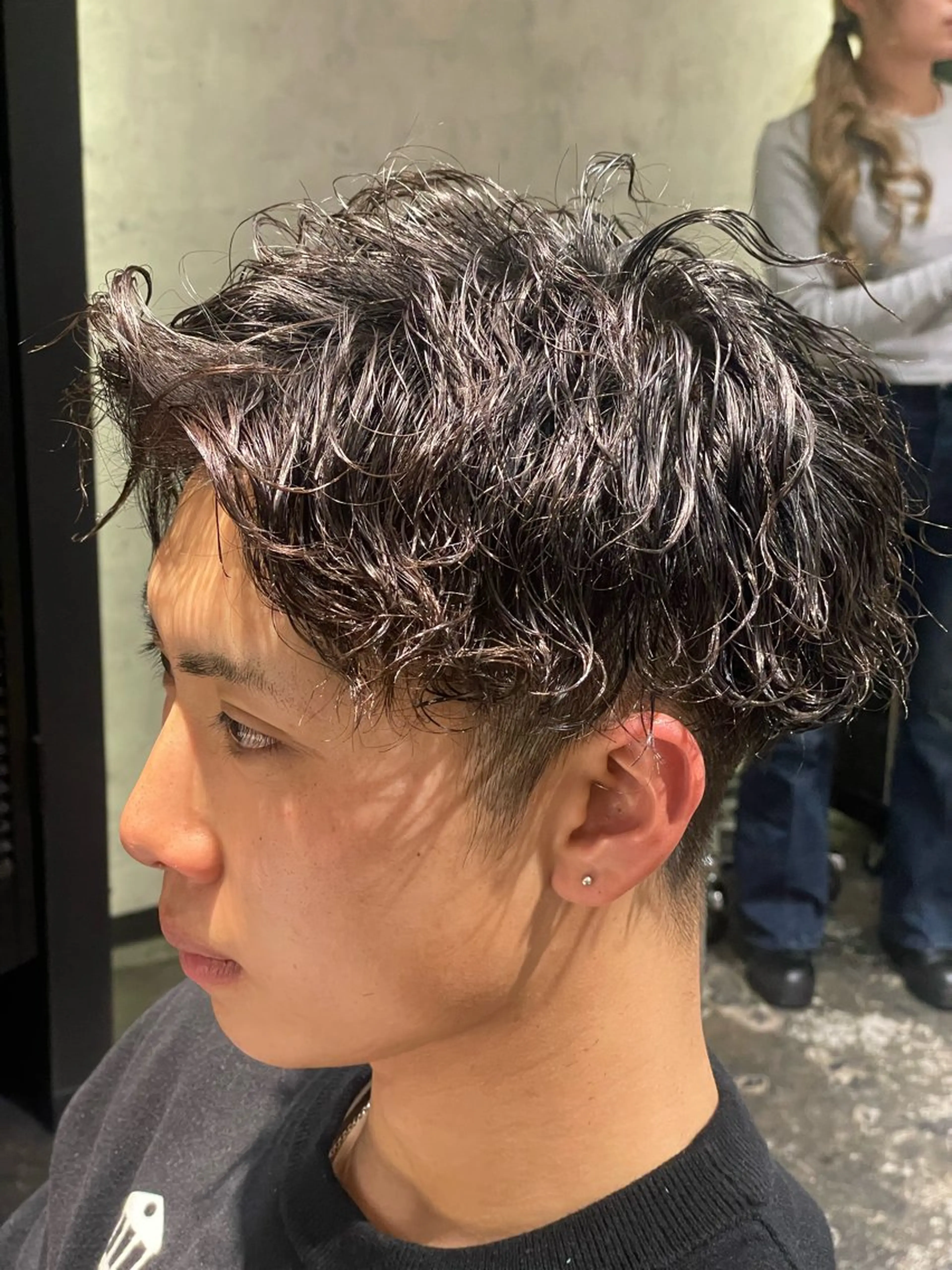 パーマ メンズ カット パーマ 💈メンズ職人 ルキト💈のヘアスタイル