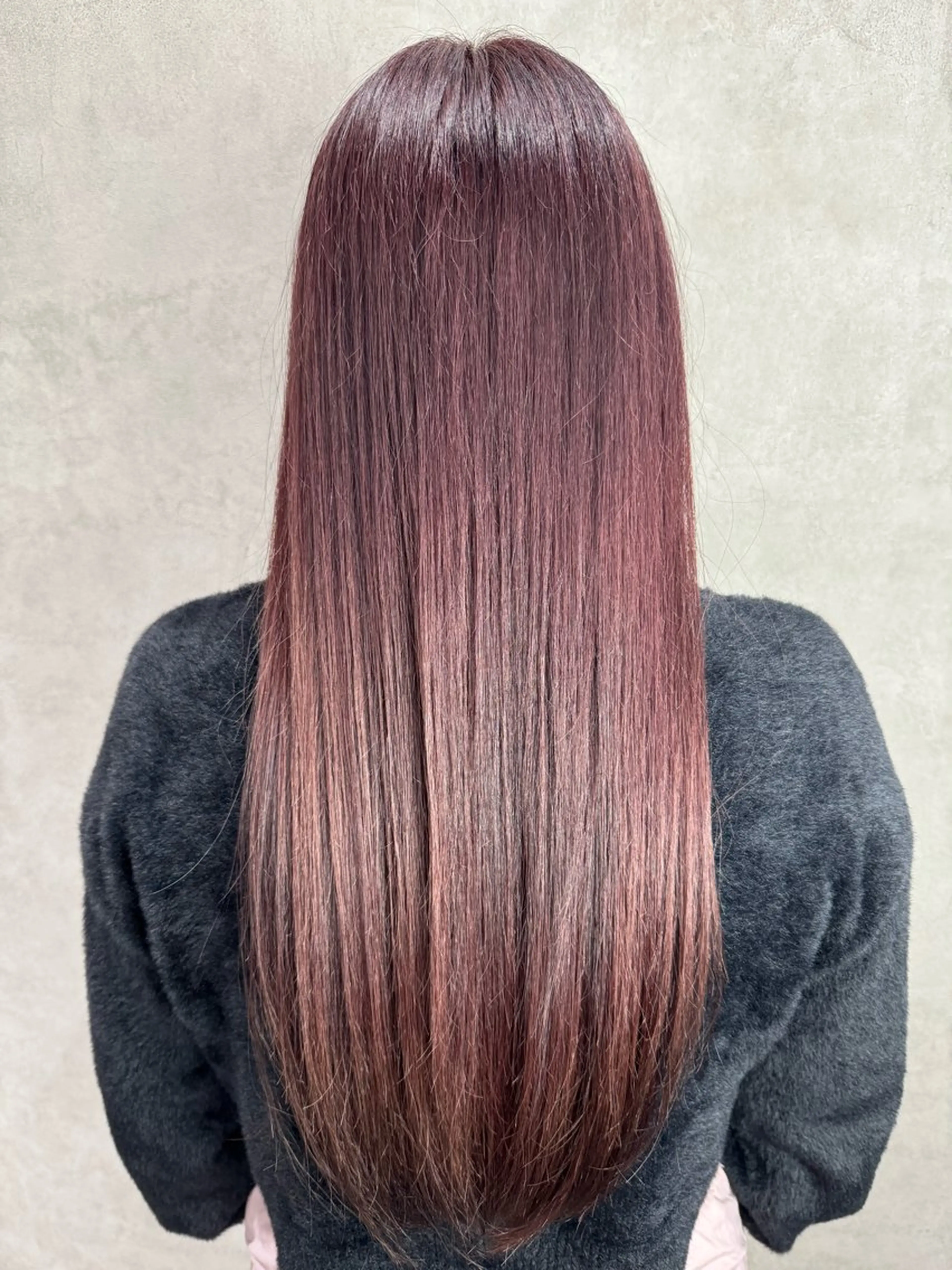 ロング カラー レッドカラー カット ヘアカラー 🫧大人艶髪🫧 タクミのヘアスタイル