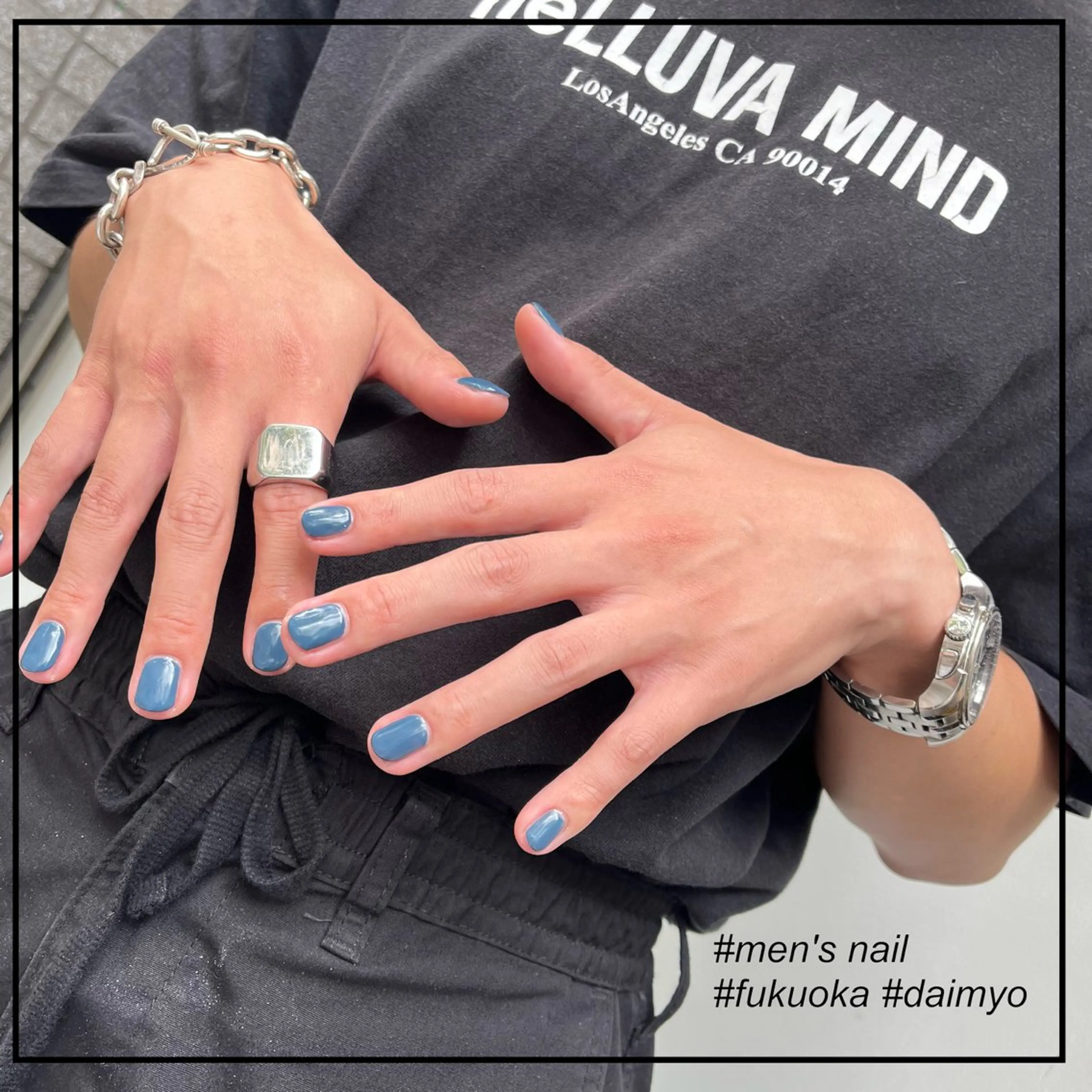 メンズ ネイル kurogi nanakaのネイルデザイン