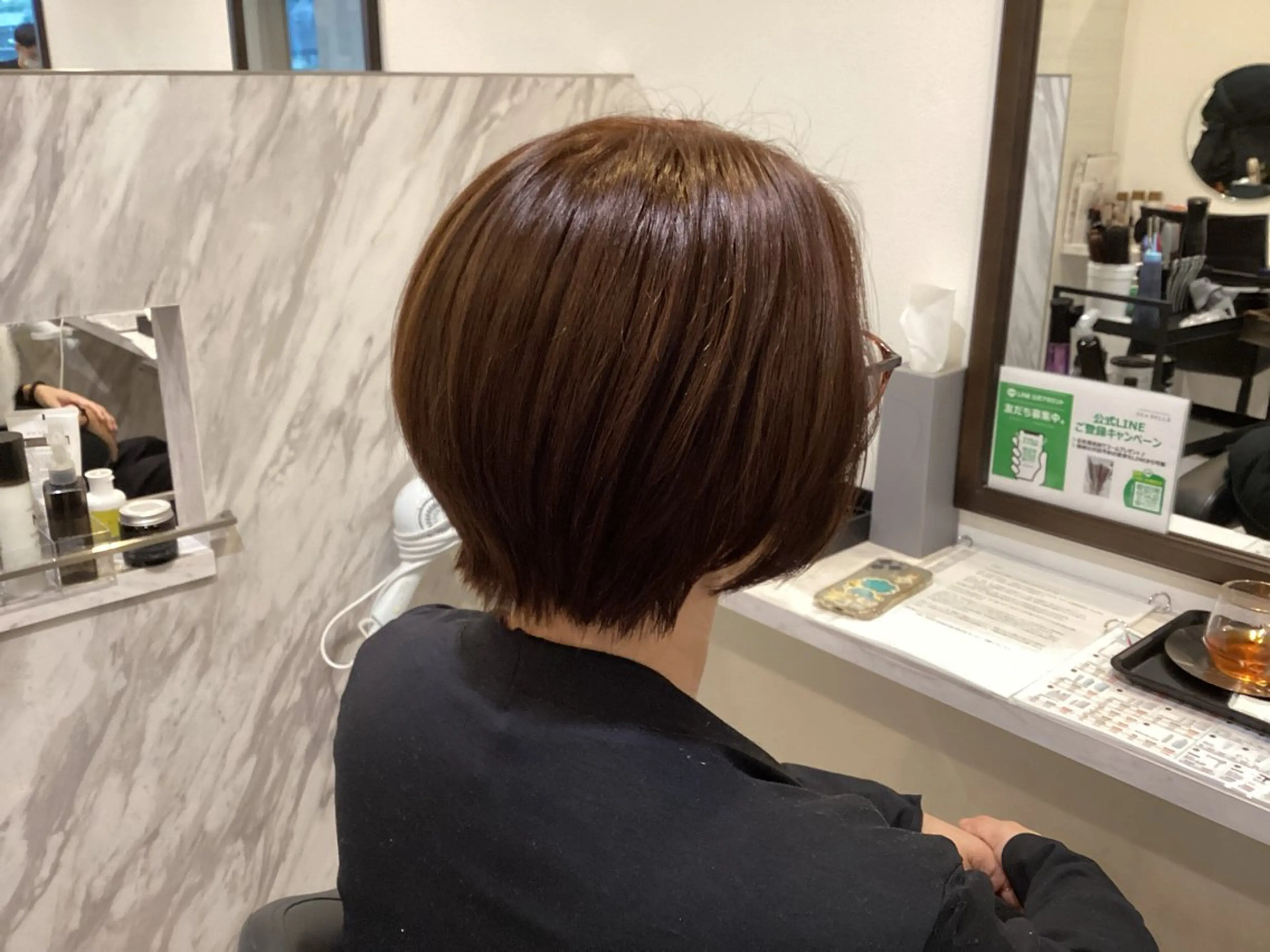 ショート 丸みショート ショートヘア SEA BELLE YASUのヘアスタイル