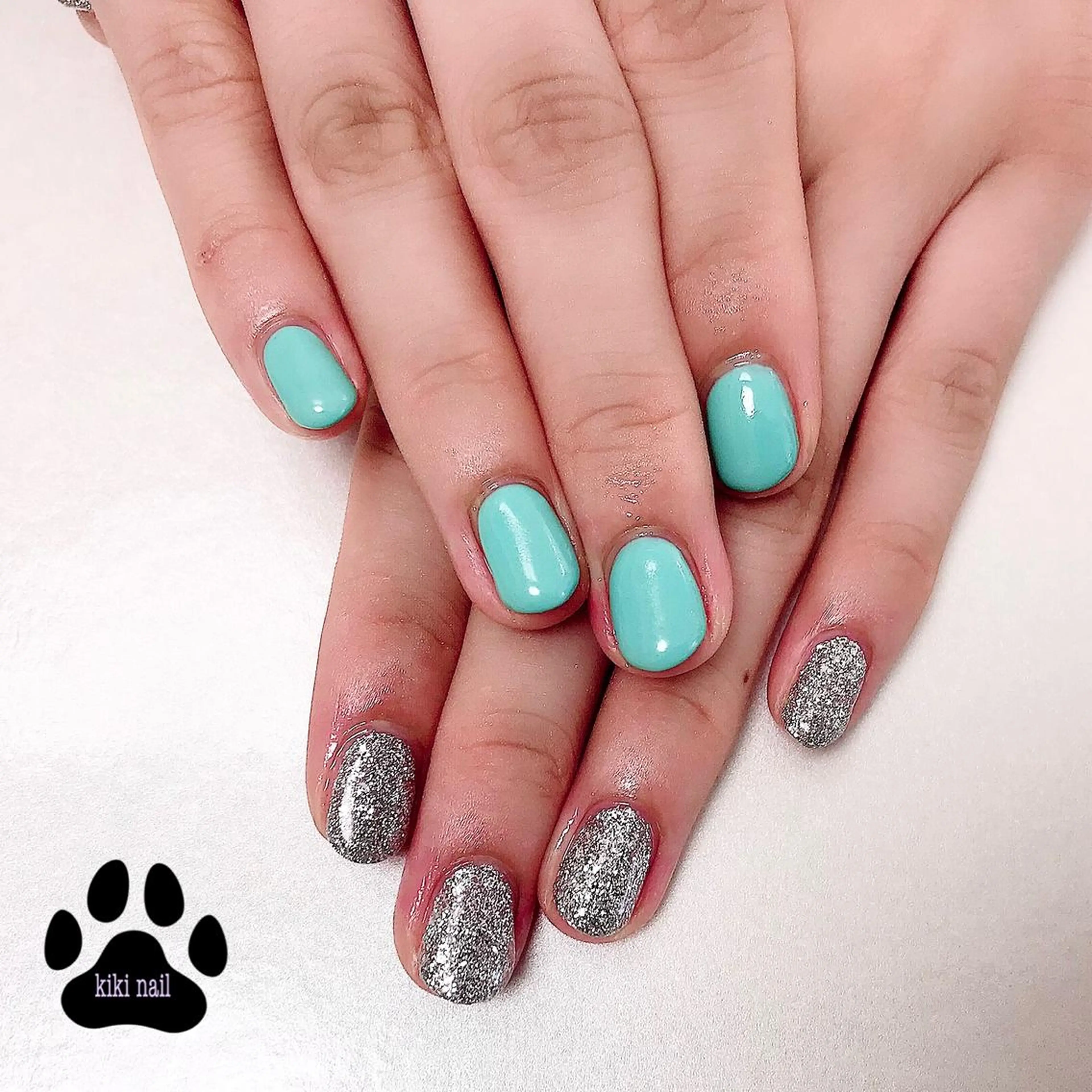 ネイル フットネイル ラメ(グリッター) ワンカラーネイル kikinail 溝の口のネイルデザイン