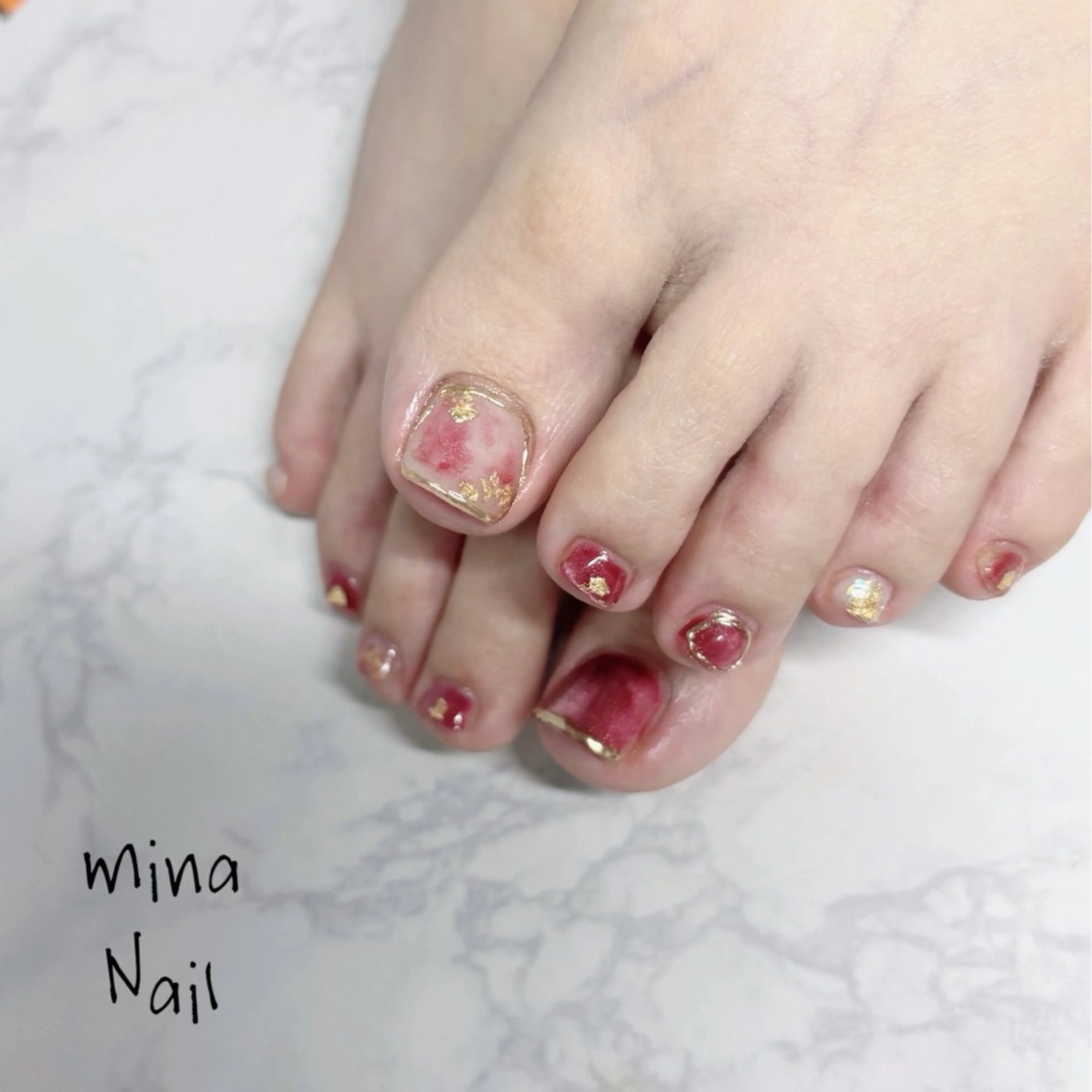 ネイル ニュアンスネイル mina Nailのネイルデザイン