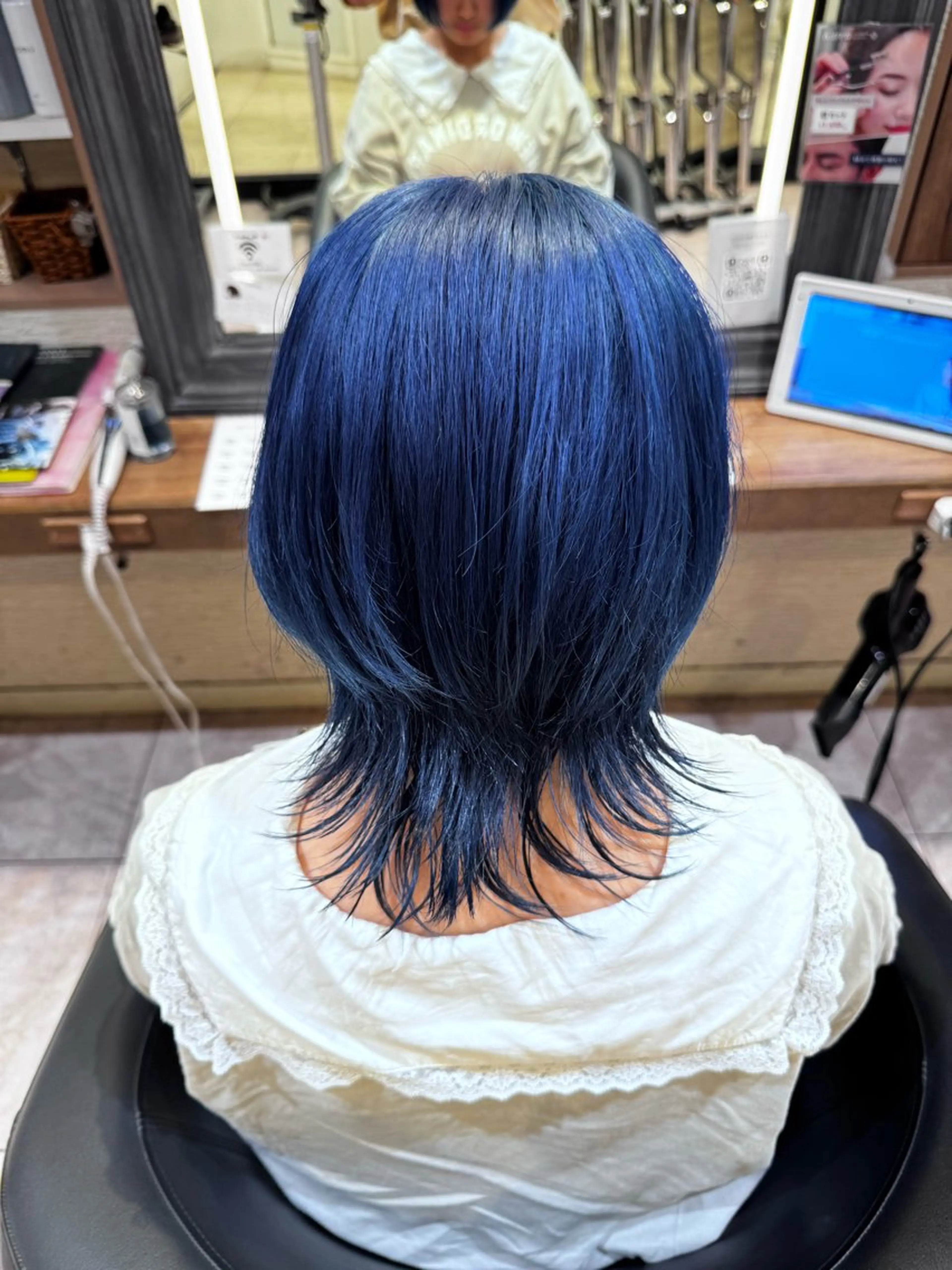 カラー 🐺ウルフ× ハイトーン🐺MOEのヘアスタイル