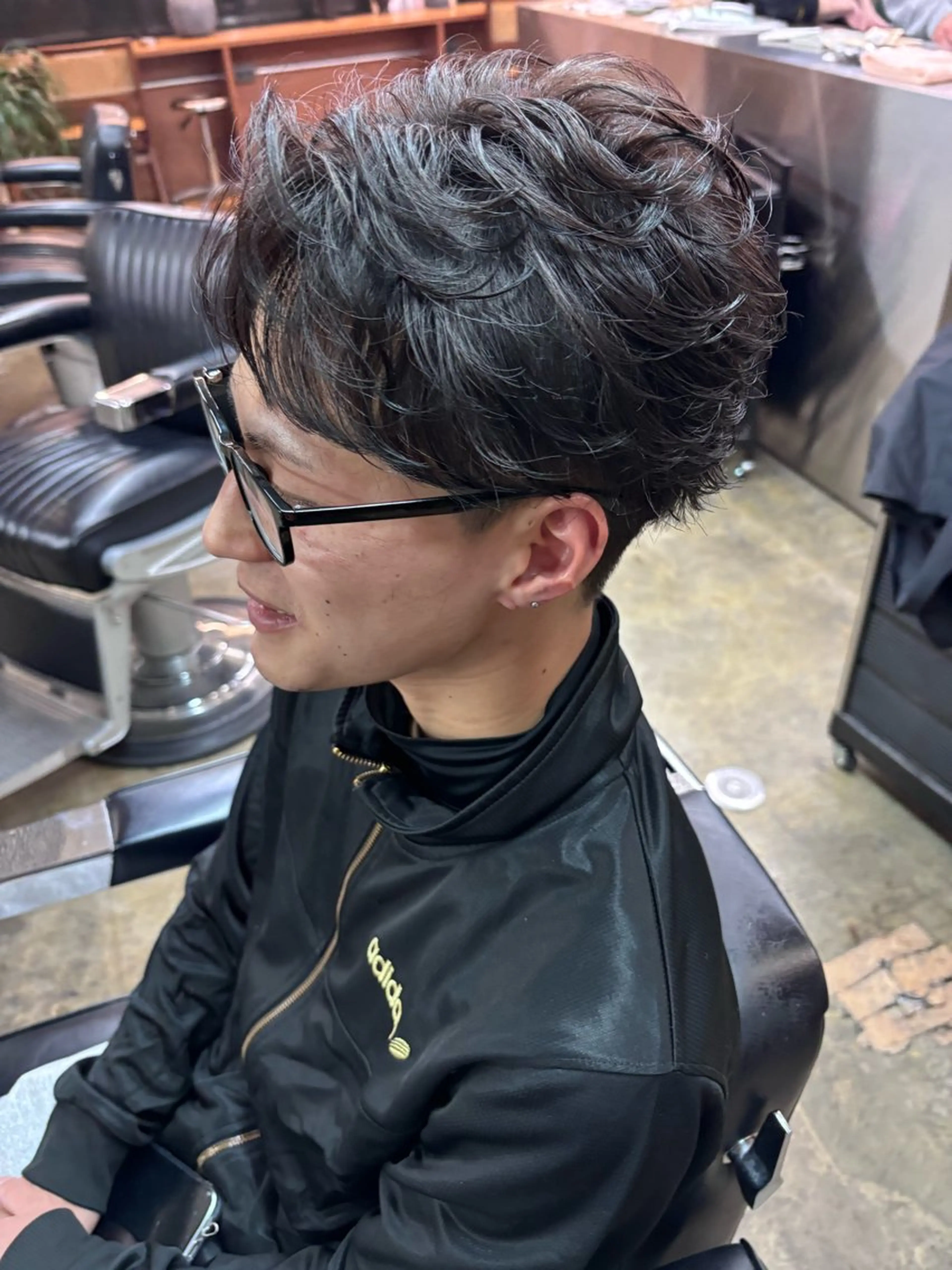 パーマ メンズ カット パーマ トリートメント 土岐 仁/メンズ専門 パーマ特化美容師🌀のヘアスタイル