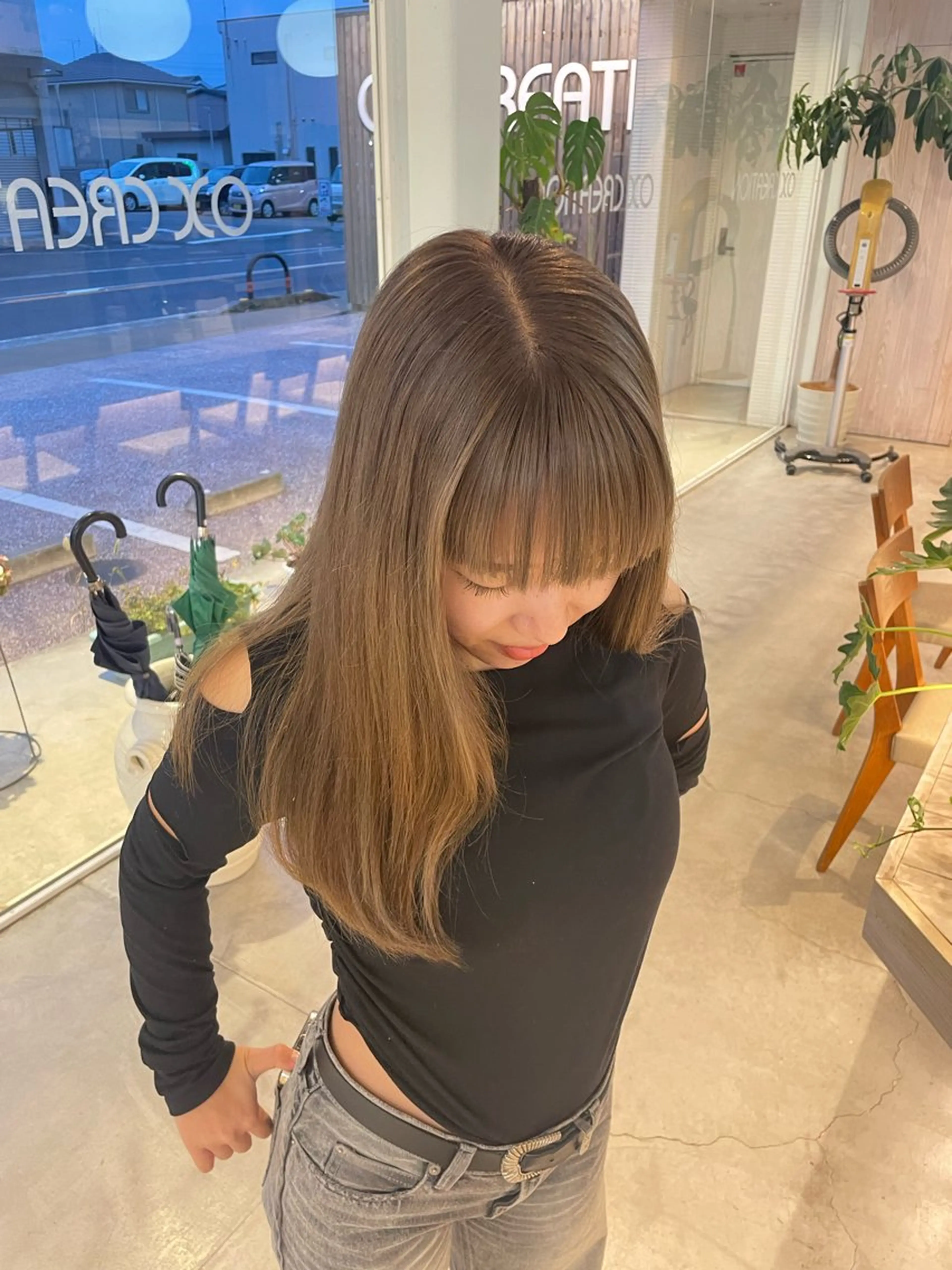 ロング カラー レイヤーカット/ マリアのヘアスタイル