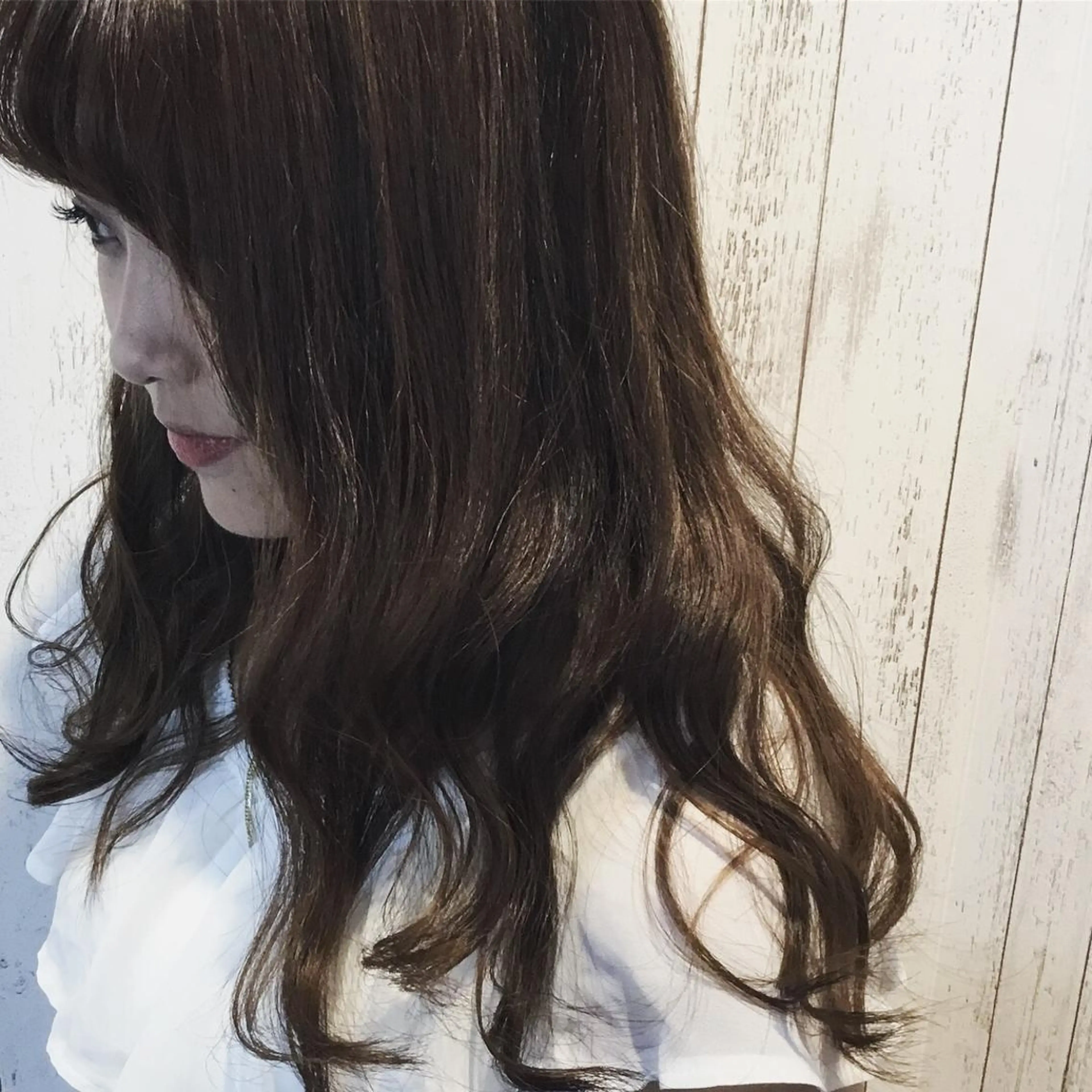 ロング カラー パーマ embrace エンブレイスのヘアスタイル
