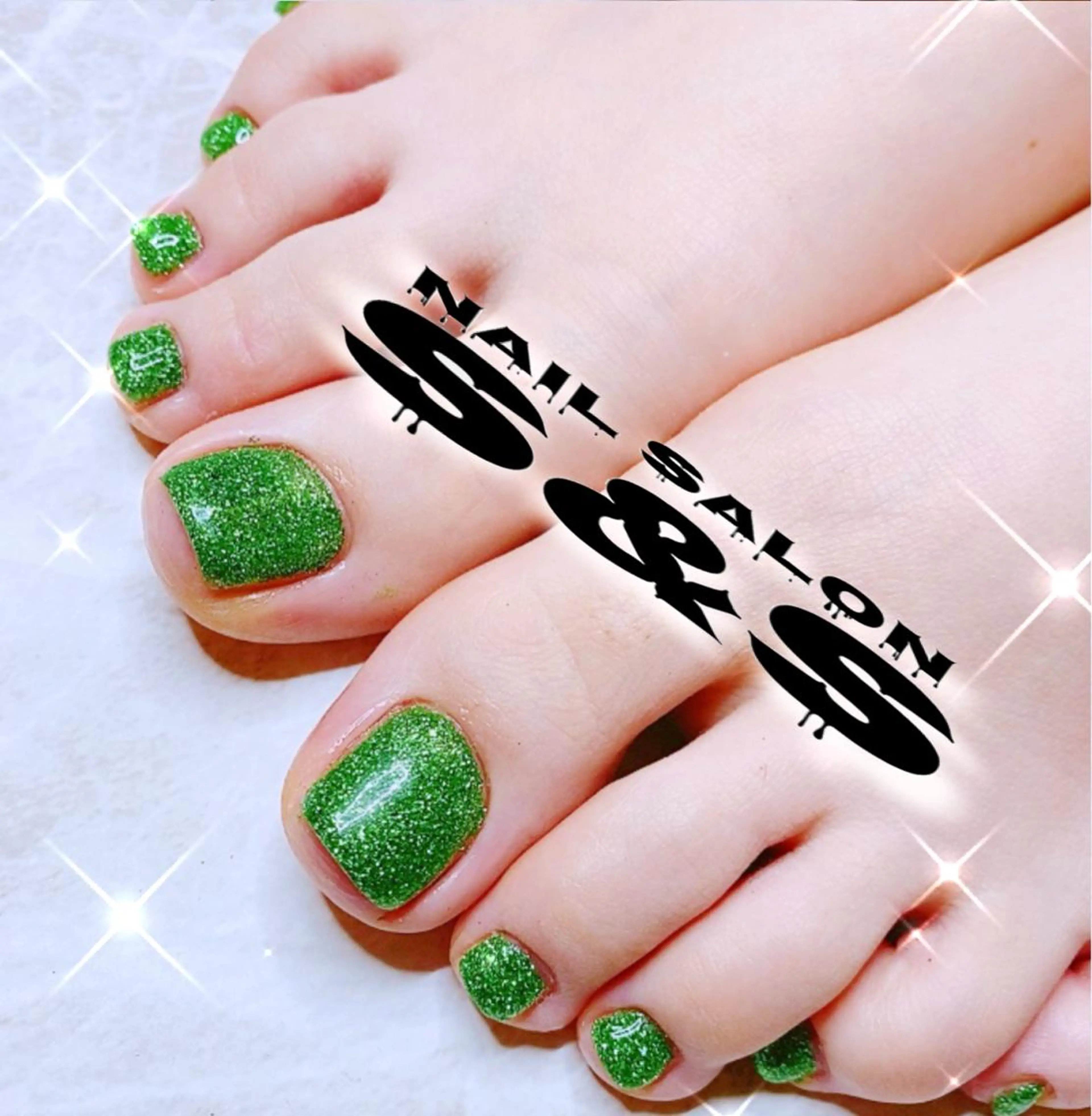 ネイル 長さ出し フットネイル ラメ(グリッター) メンズネイル 持ち込み S&S 村田小百合のネイルデザイン