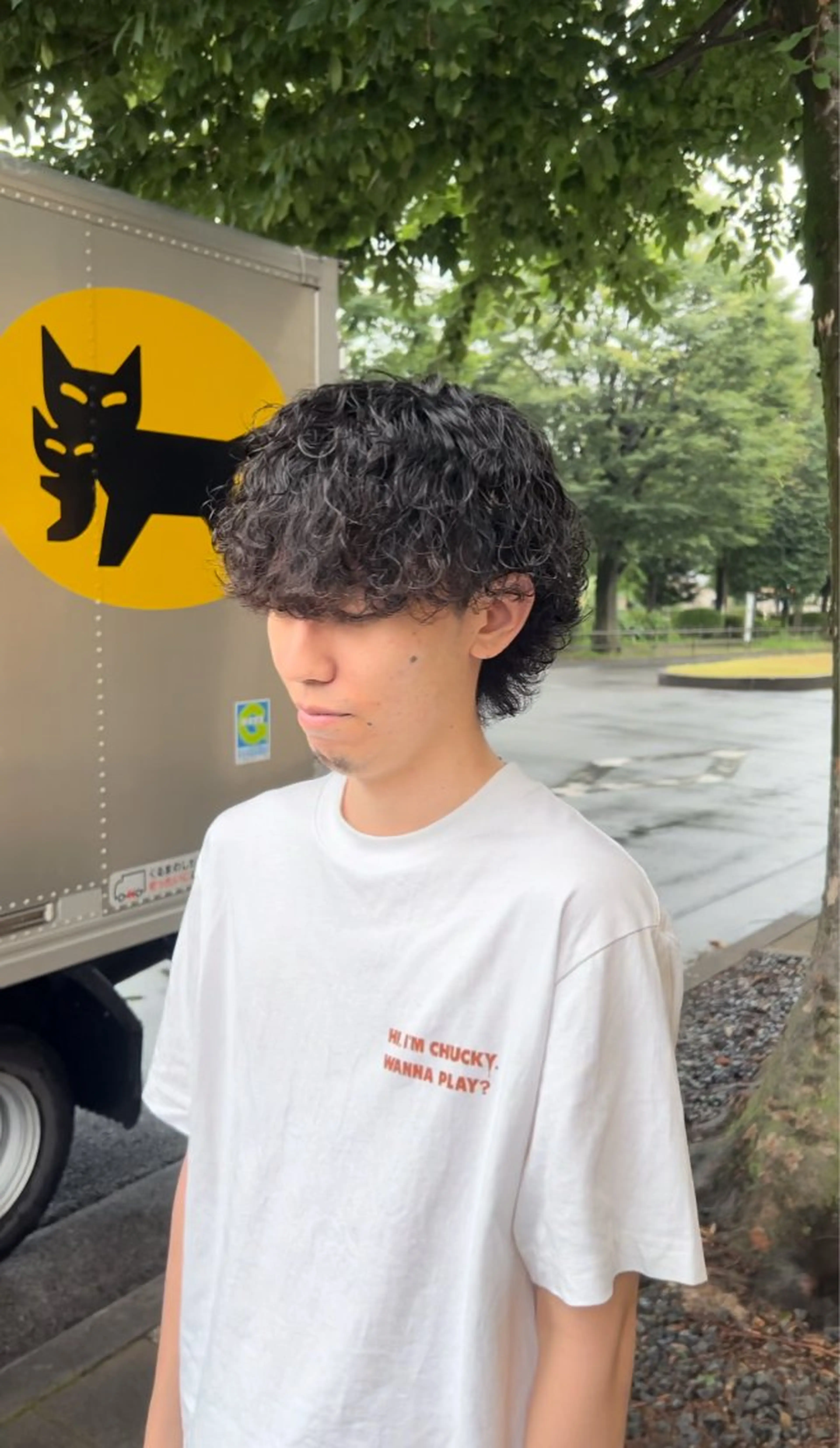 ショート パーマ メンズ メンズパーマ⚜️ 角花ひろゆきのヘアスタイル