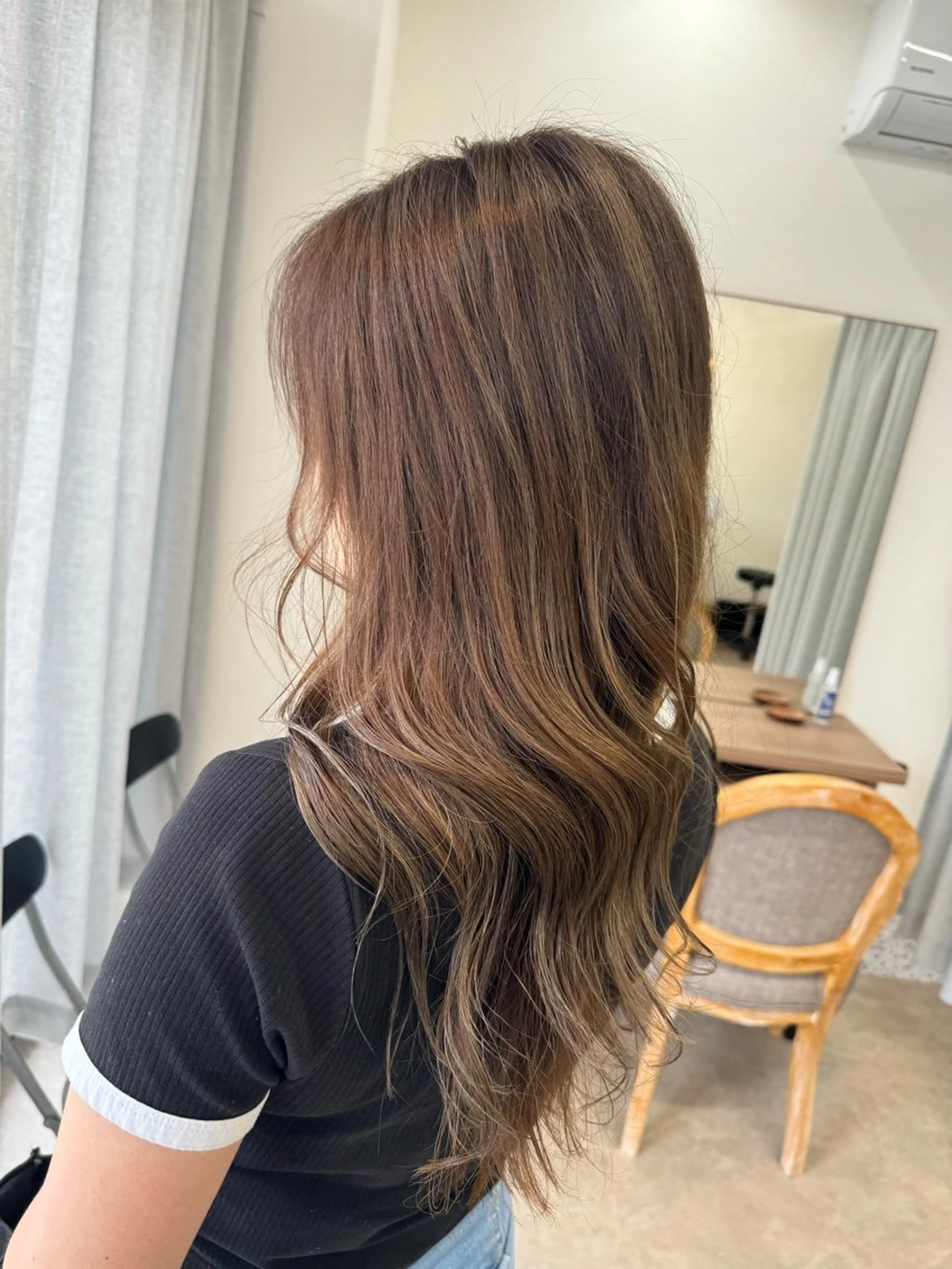 カット＋カラー(ブリーチ込＋ハイライト)＋5stepトリートメントの写真