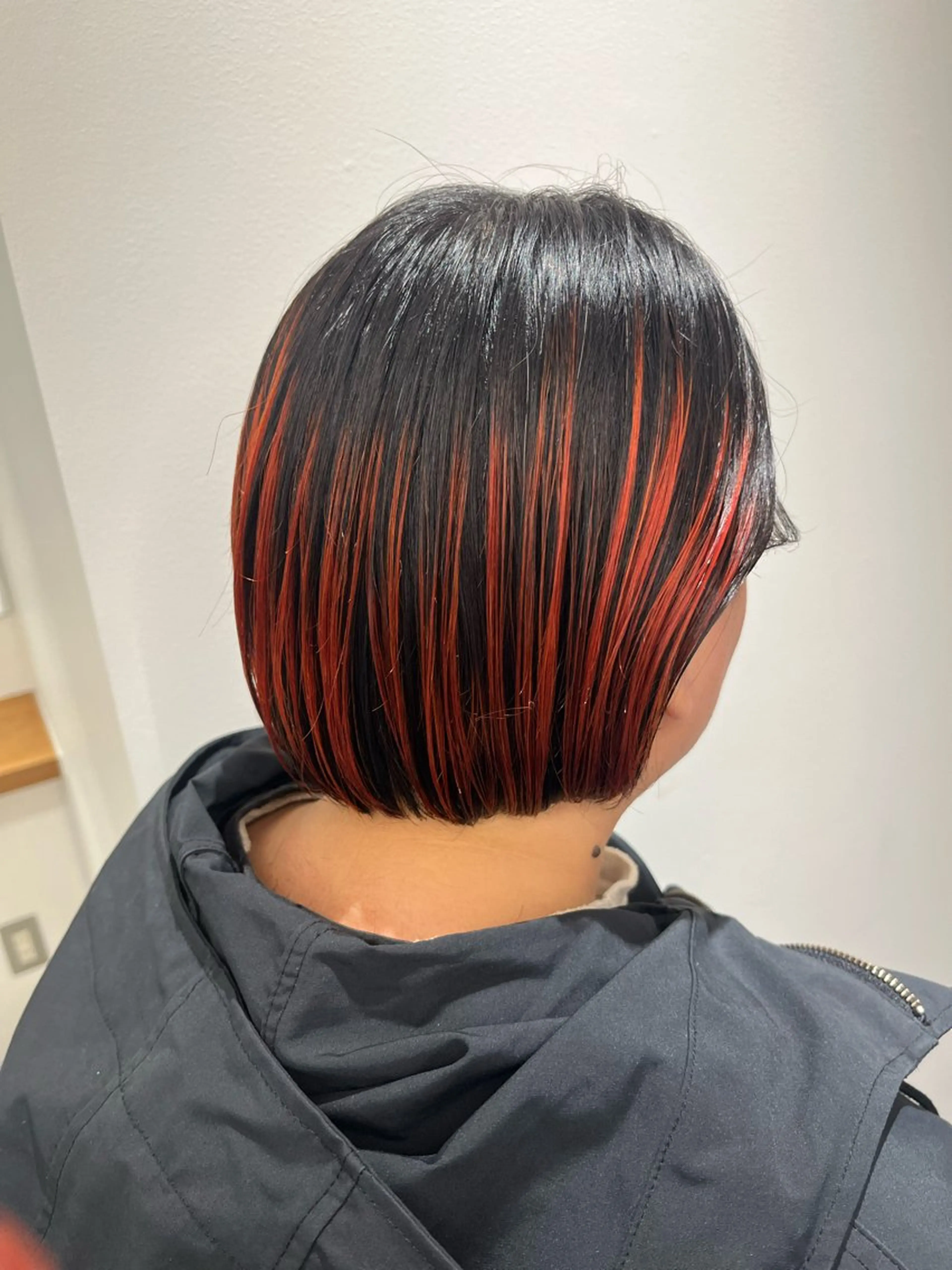 ミディアム カット ヘアカラー こじま しょういちのヘアスタイル