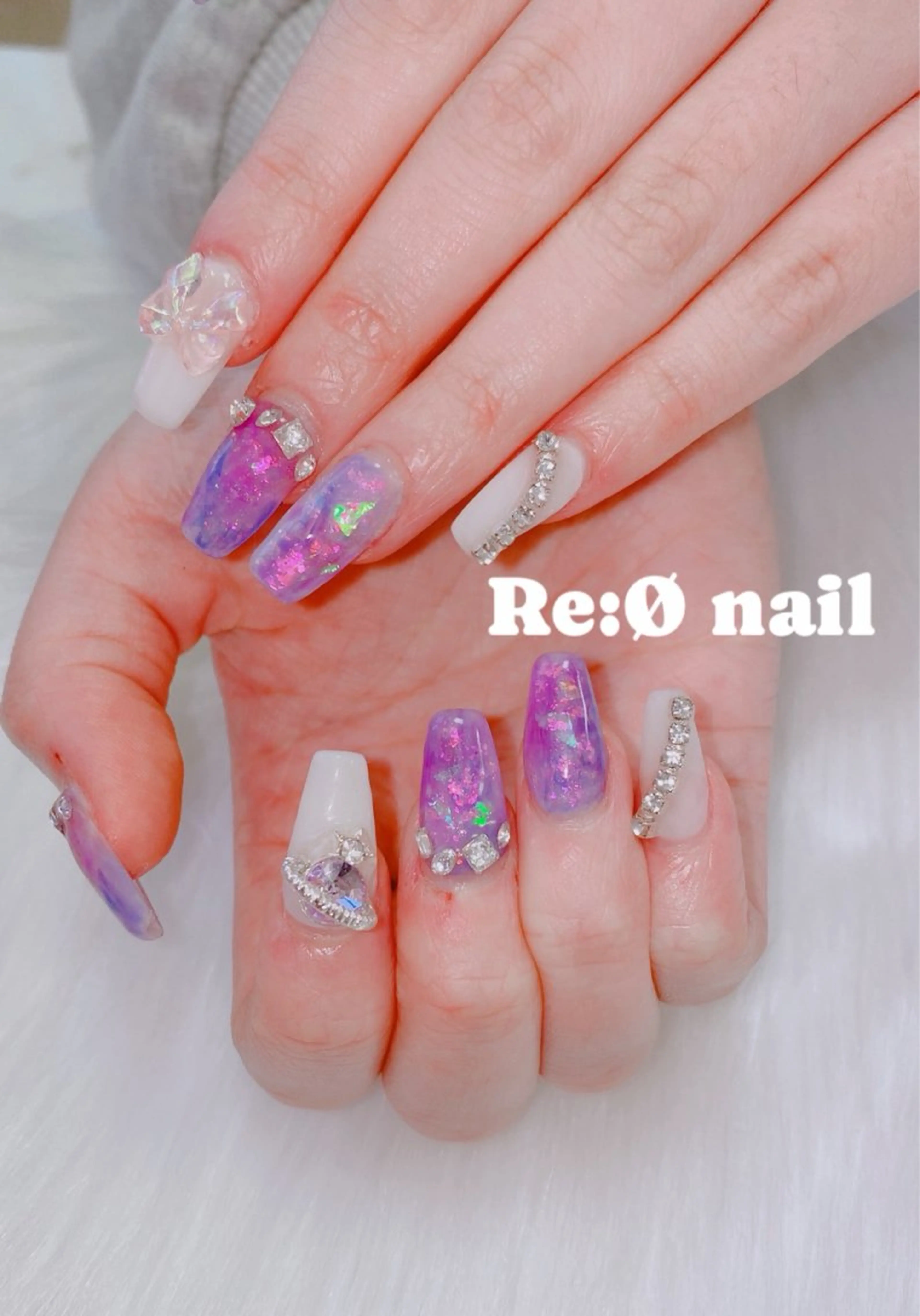 ネイル ニュアンスネイル ハンドネイル Re:Ø nail 🩵TSUJIのネイルデザイン