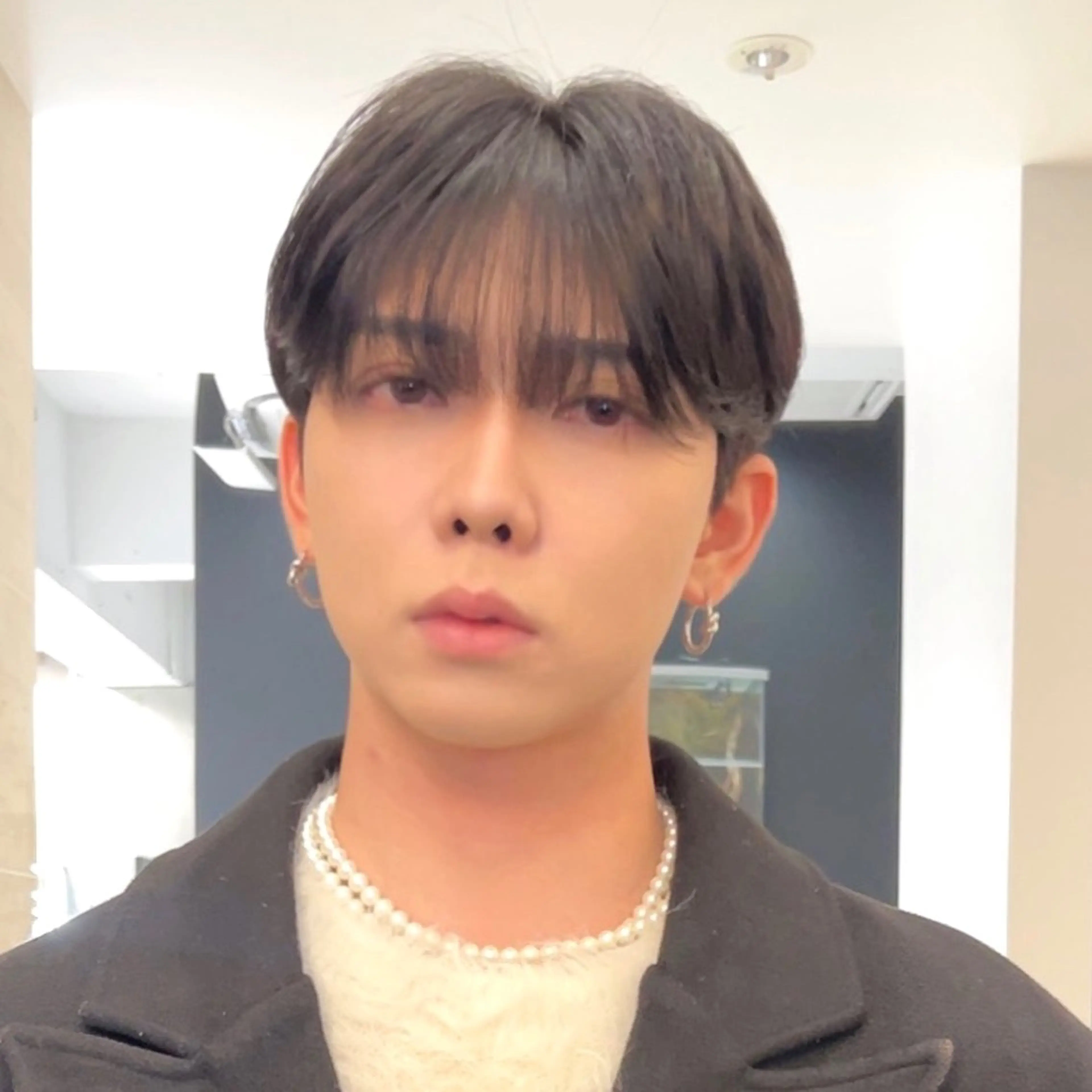 ショート パーマ メンズ カット パーマ 岡田大志🇰🇷 中/韓メンズヘアのヘアスタイル
