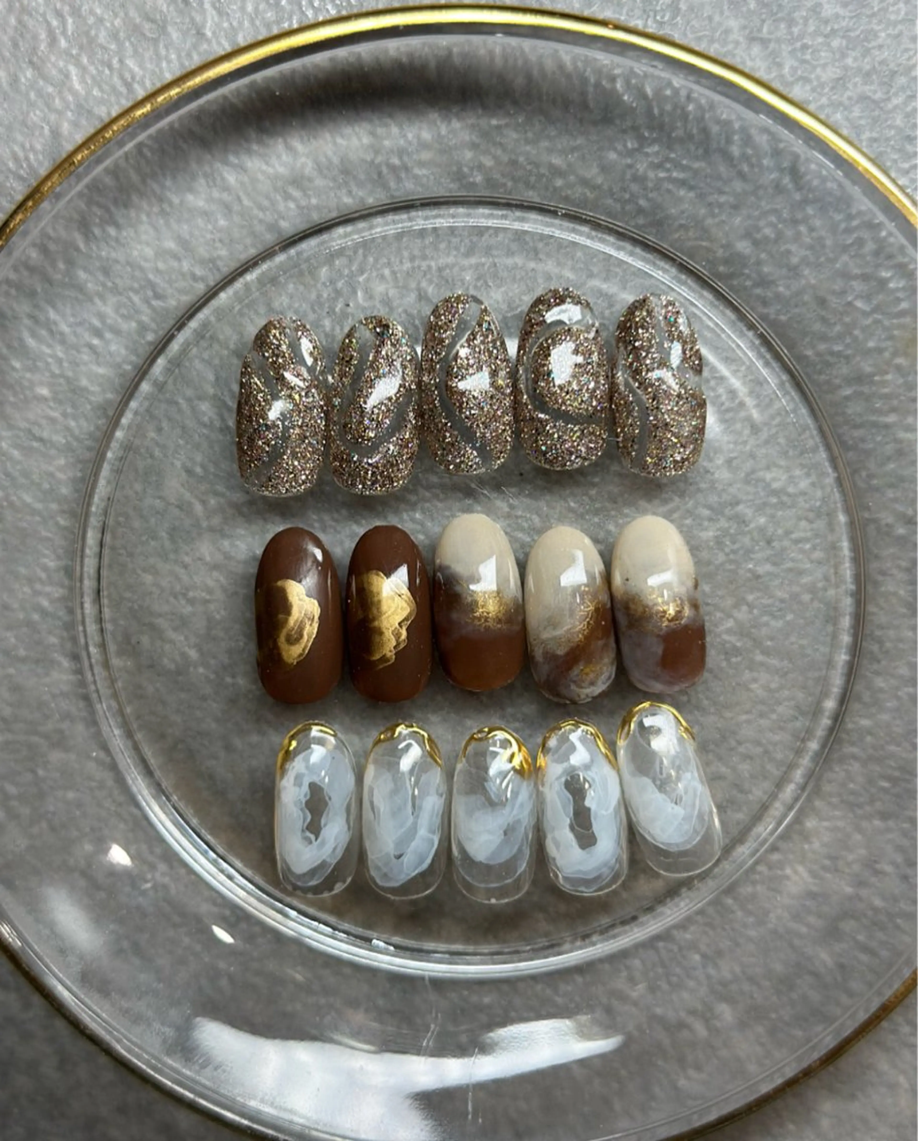 ネイル ハンドネイル フットネイル kiii.__ ✴︎*のネイルデザイン