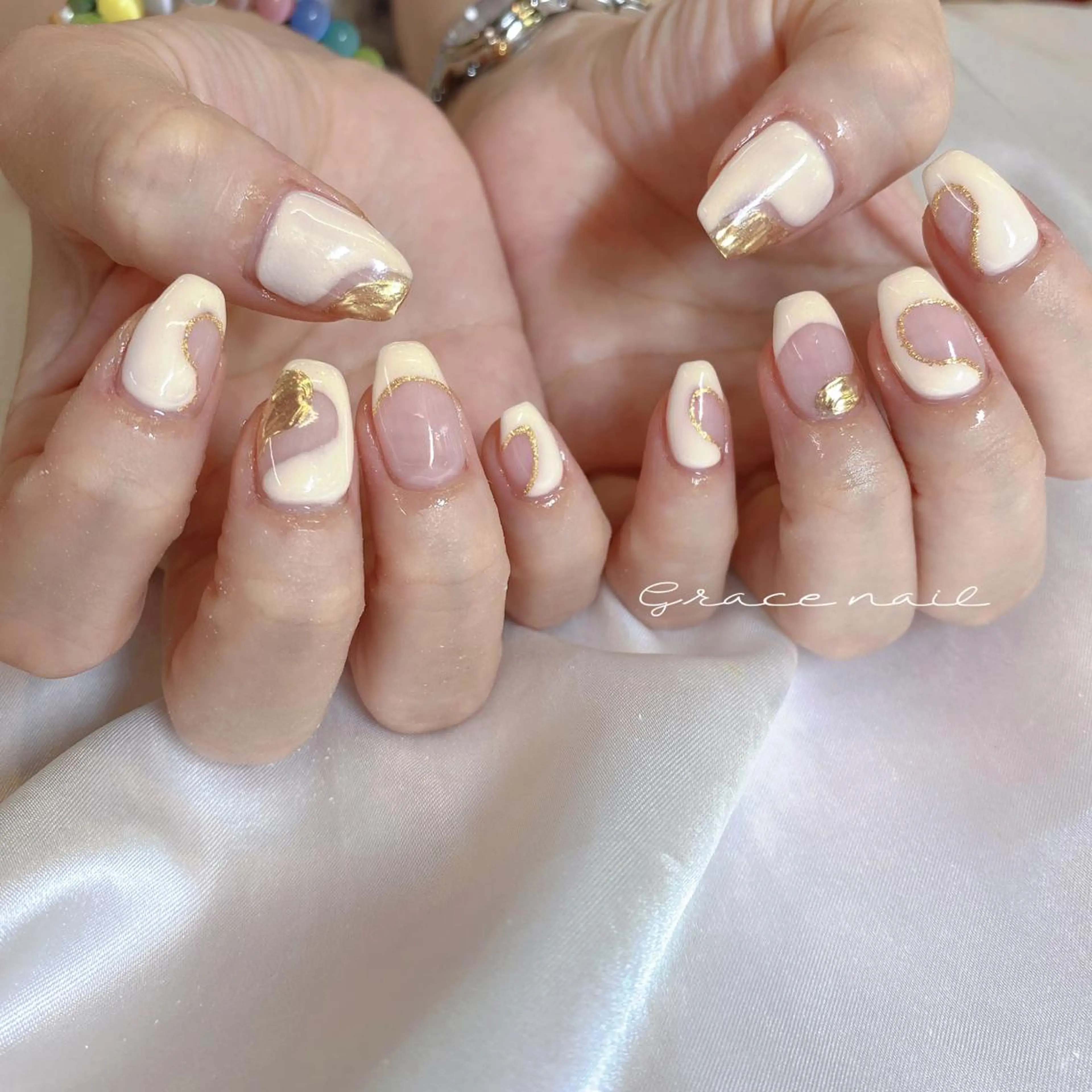 ネイル ハンドネイル ☆*｡Grace Nail｡*☆のネイルデザイン