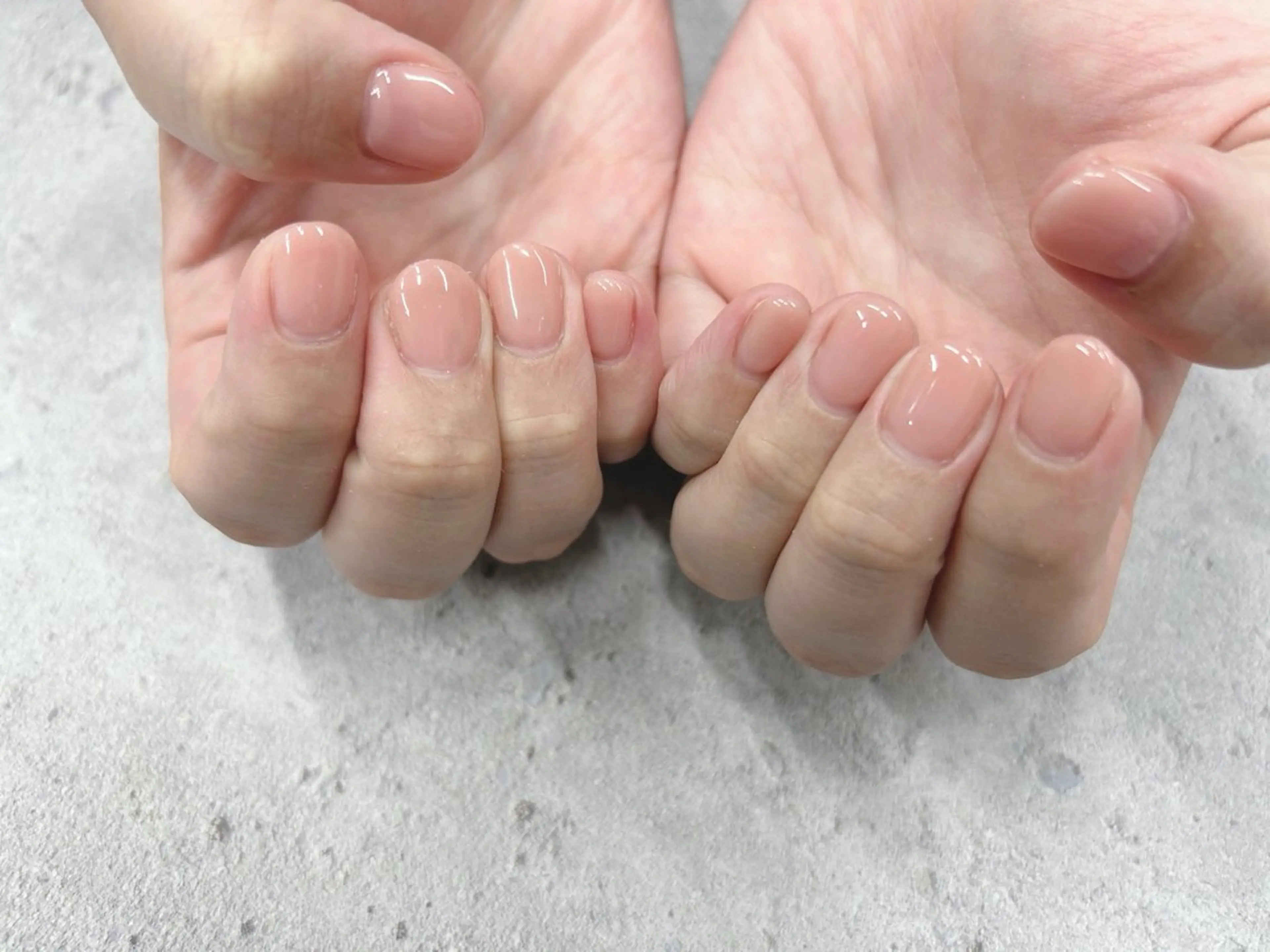 ネイル ピンク ピンクベージュ ハンドネイル Nail Salon agré所属・agré ネイルサロン　アグレのネイルデザイン