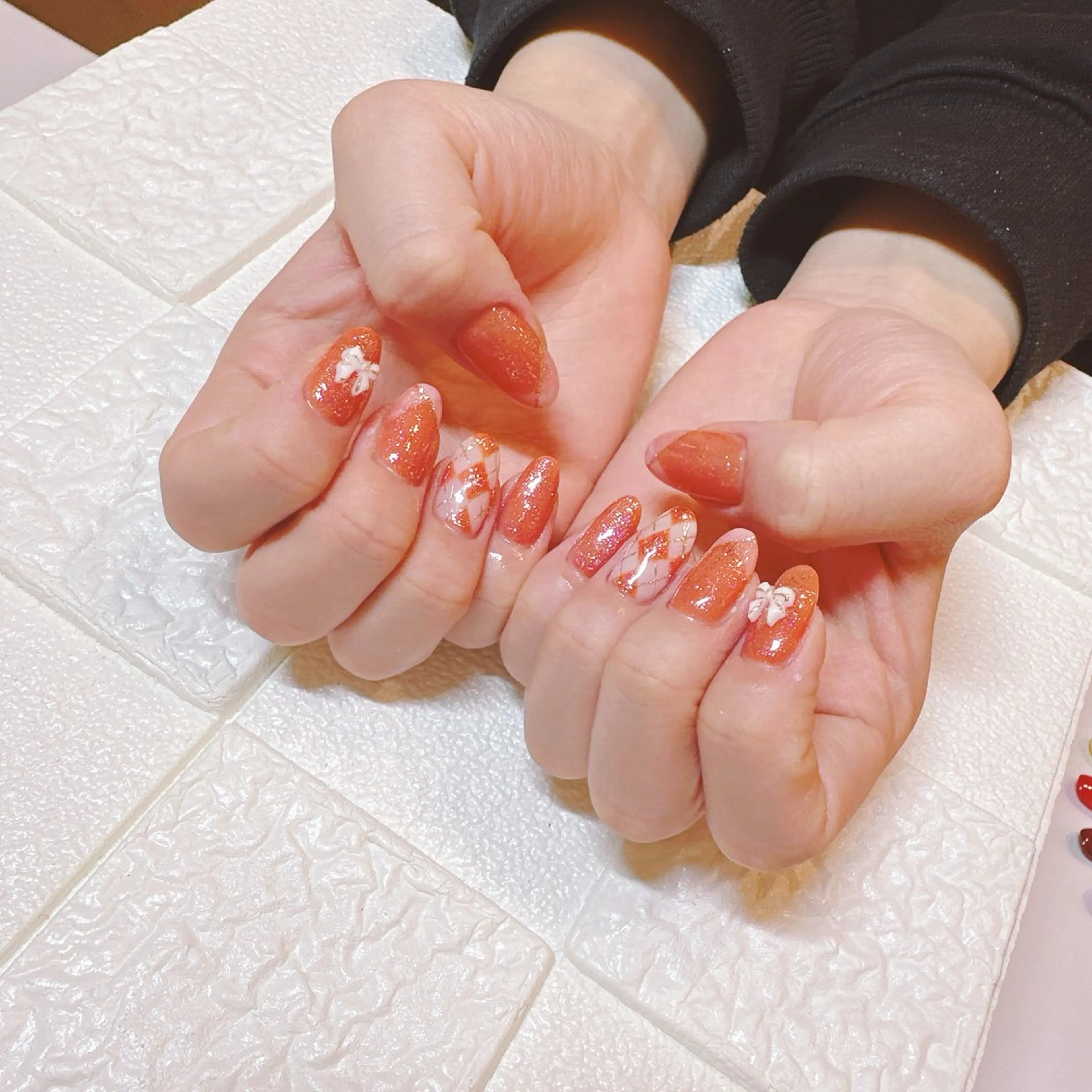 ネイル ハンドネイル I_p4ce所属・I_p4ce 🍊あい🍊のネイルデザイン