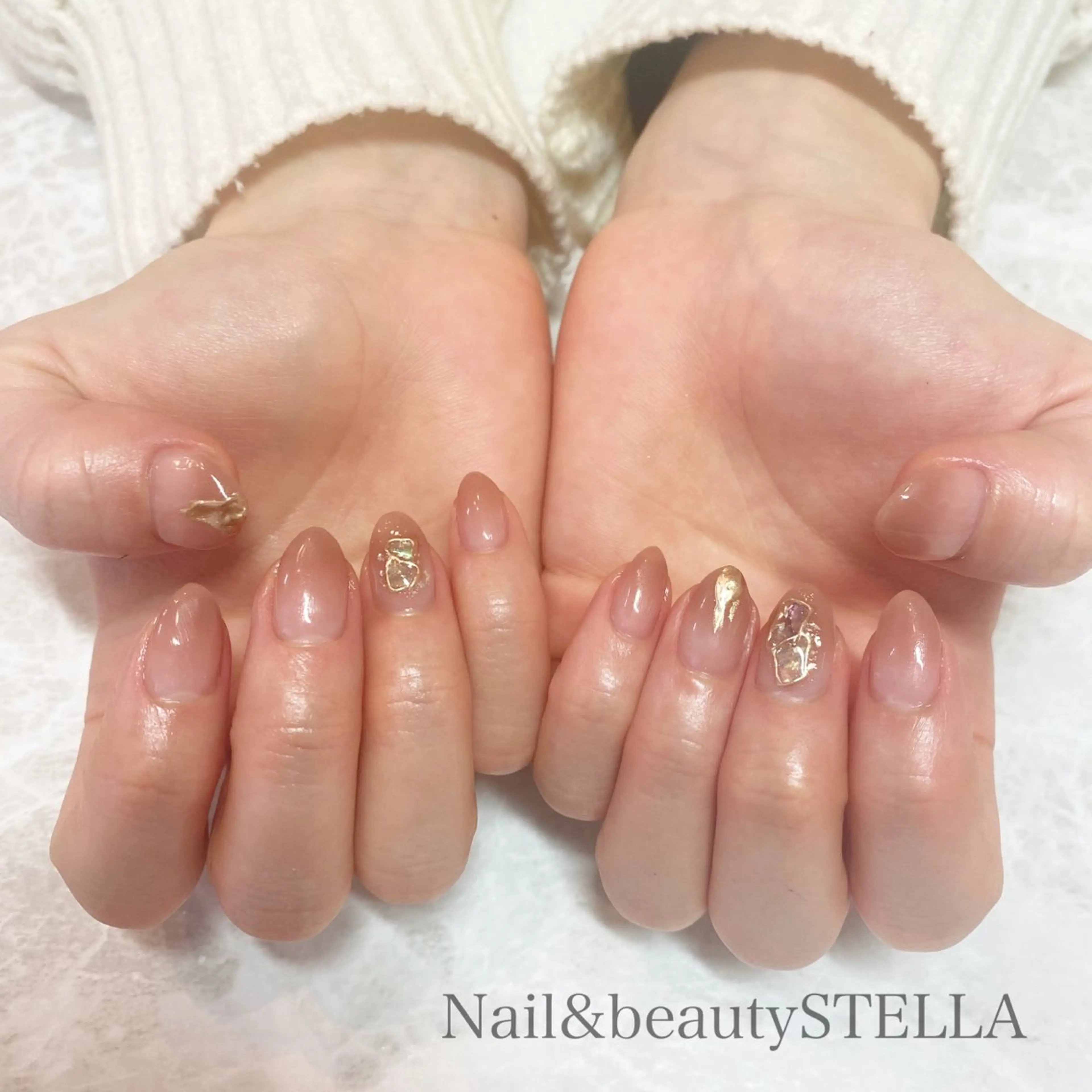 ミディアム ハンドネイル STELLA harunaのネイルデザイン