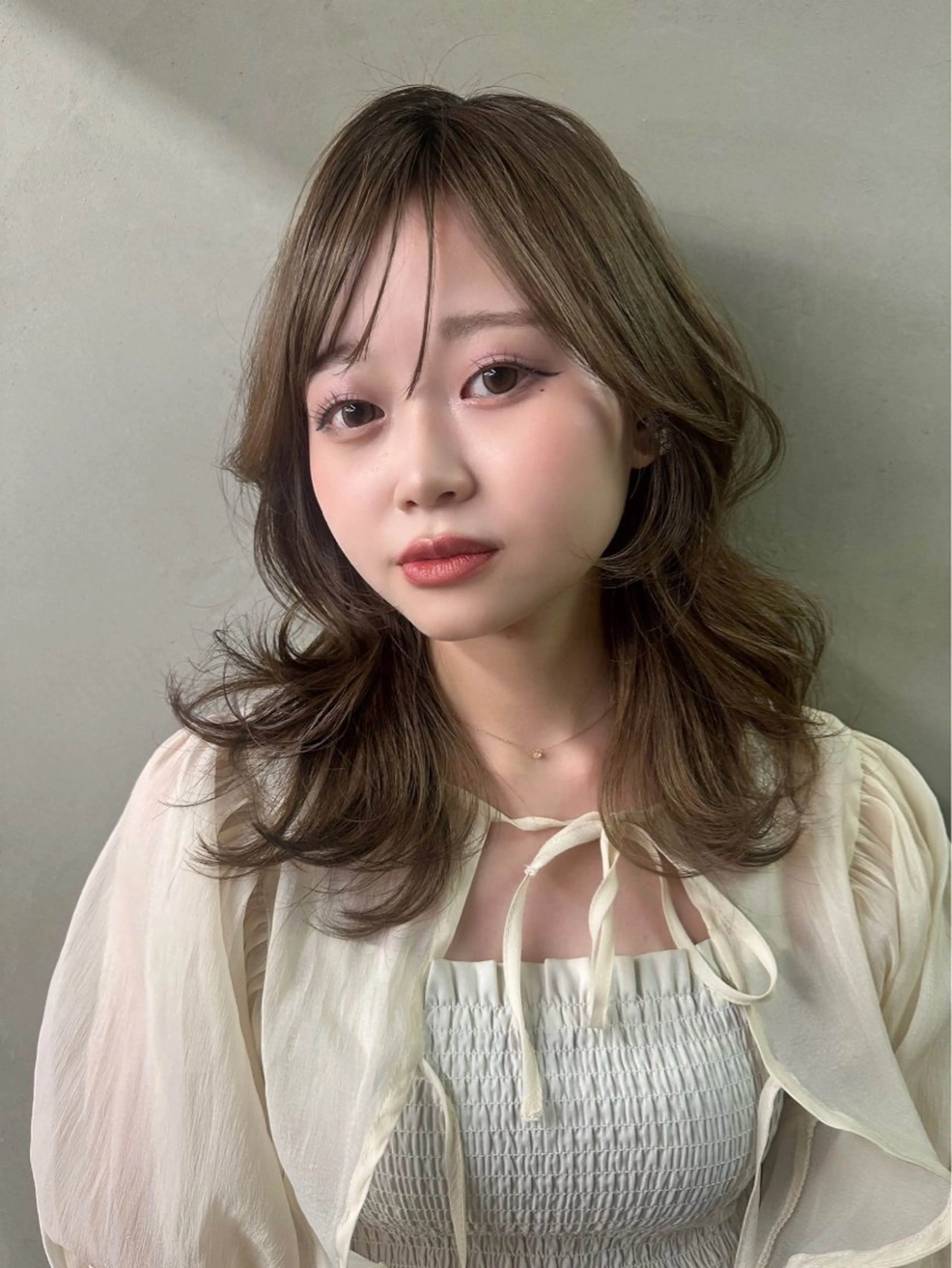 ミディアム 🪐レイヤー/美髪 カラー/加野彩果🪐のヘアスタイル