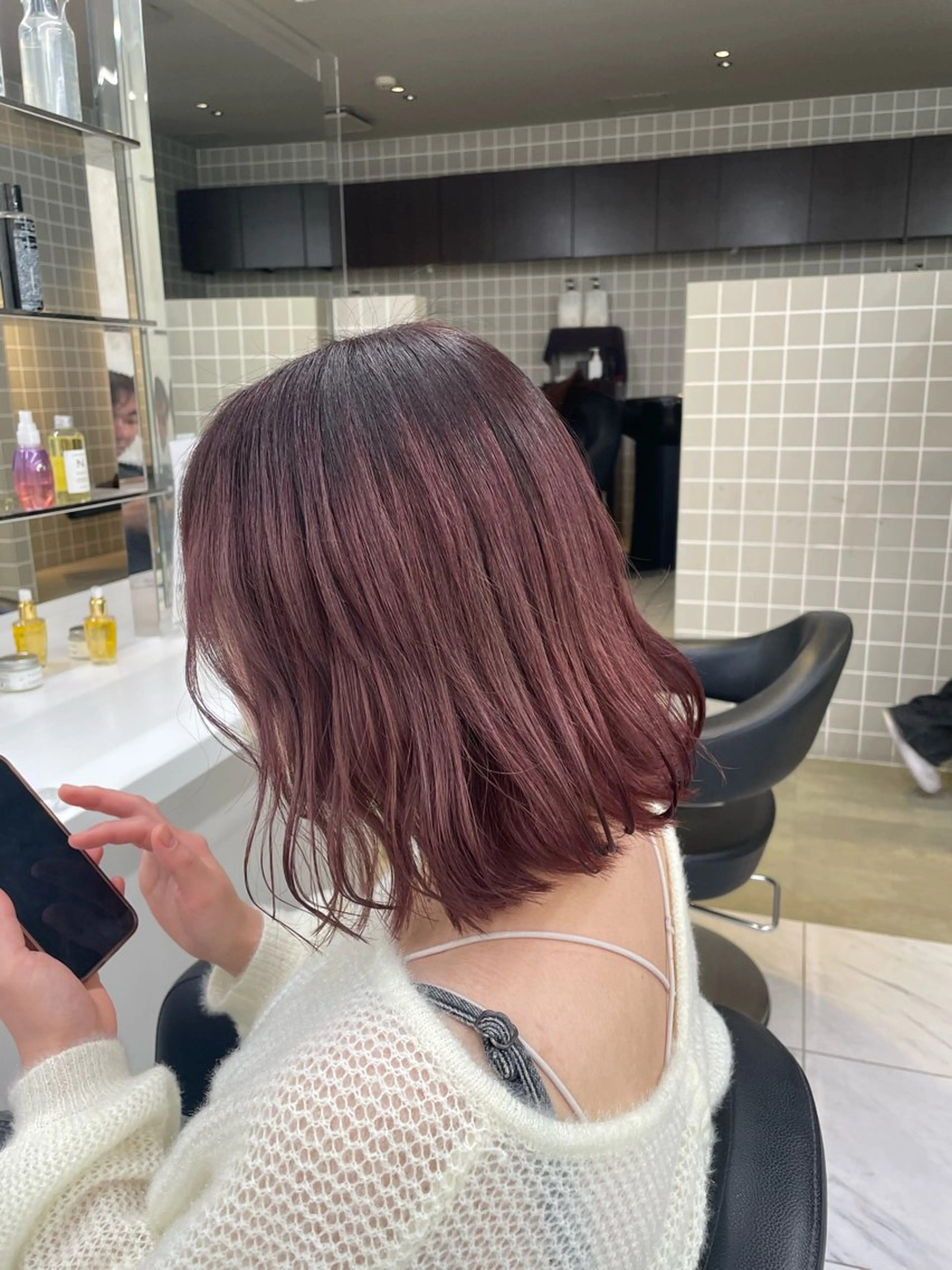 ミディアム カラー 🎀暖色/ラベンダー /paru🤍のヘアスタイル