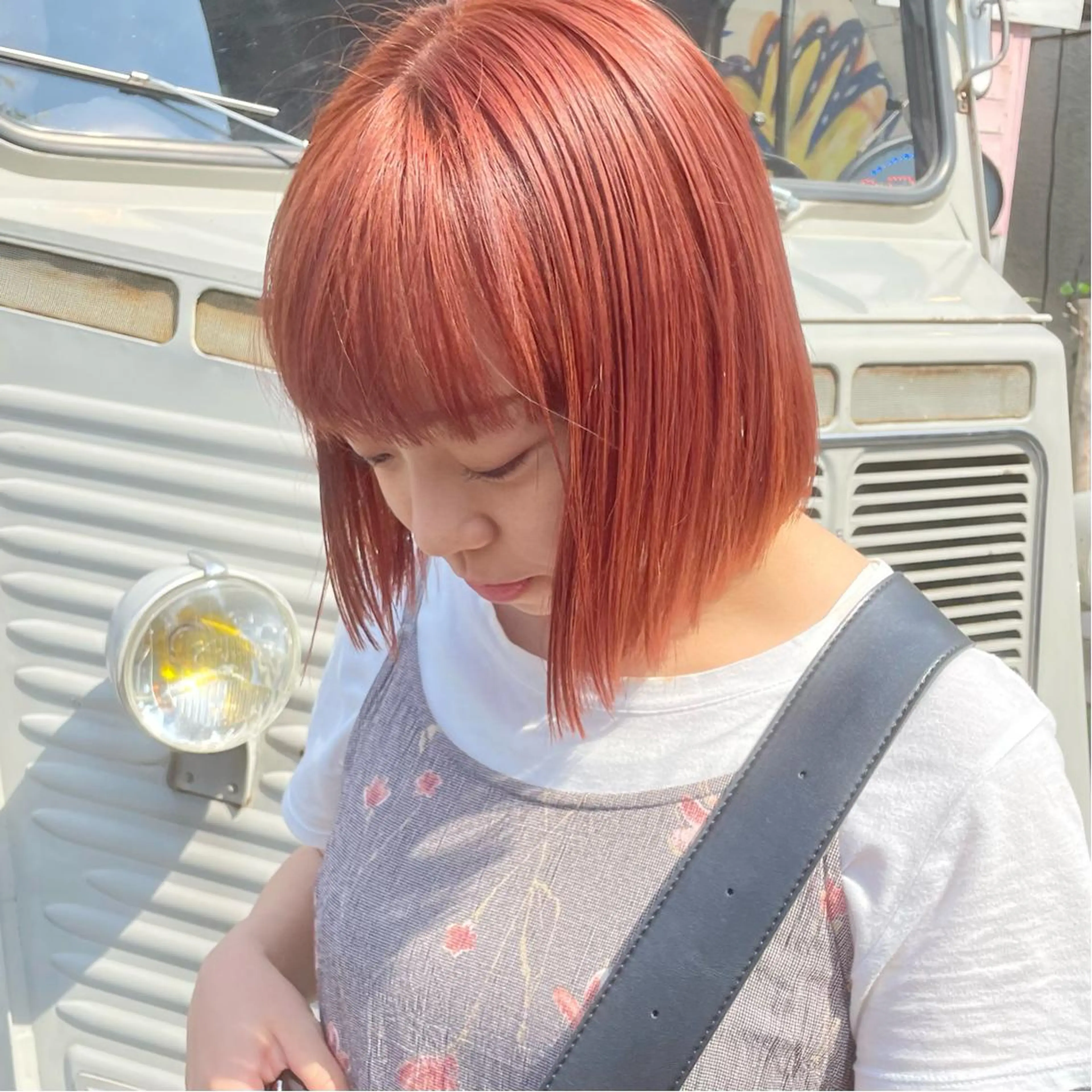 ショート カラー カット ヘアカラー 🍊暖色×顔周り 🍊cocoroのヘアスタイル