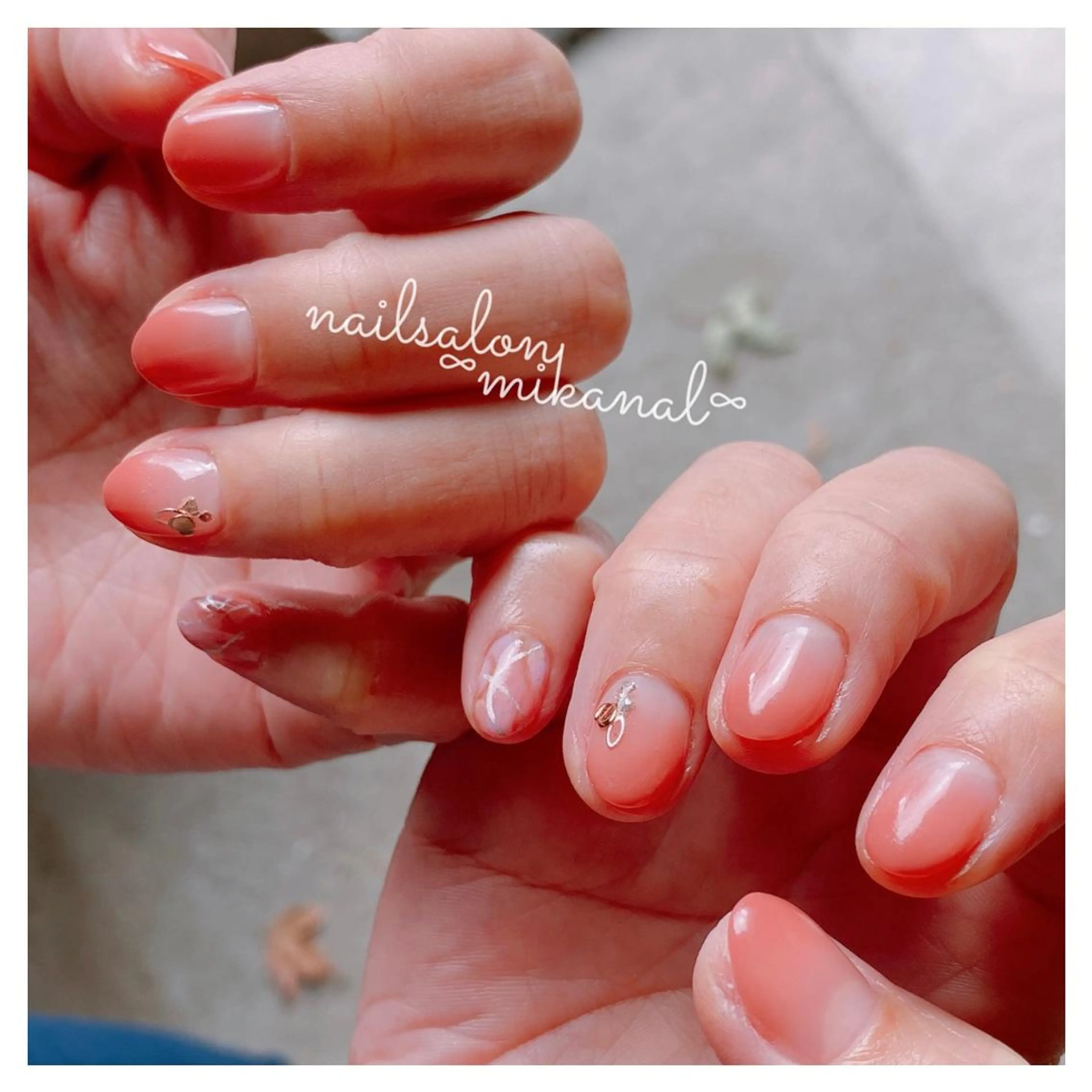 ネイル ハンドネイル フットネイル nail salon  ∞ mikanal ∞所属・nailsalon ∞ ﾐｶﾅﾙ ∞のネイルデザイン