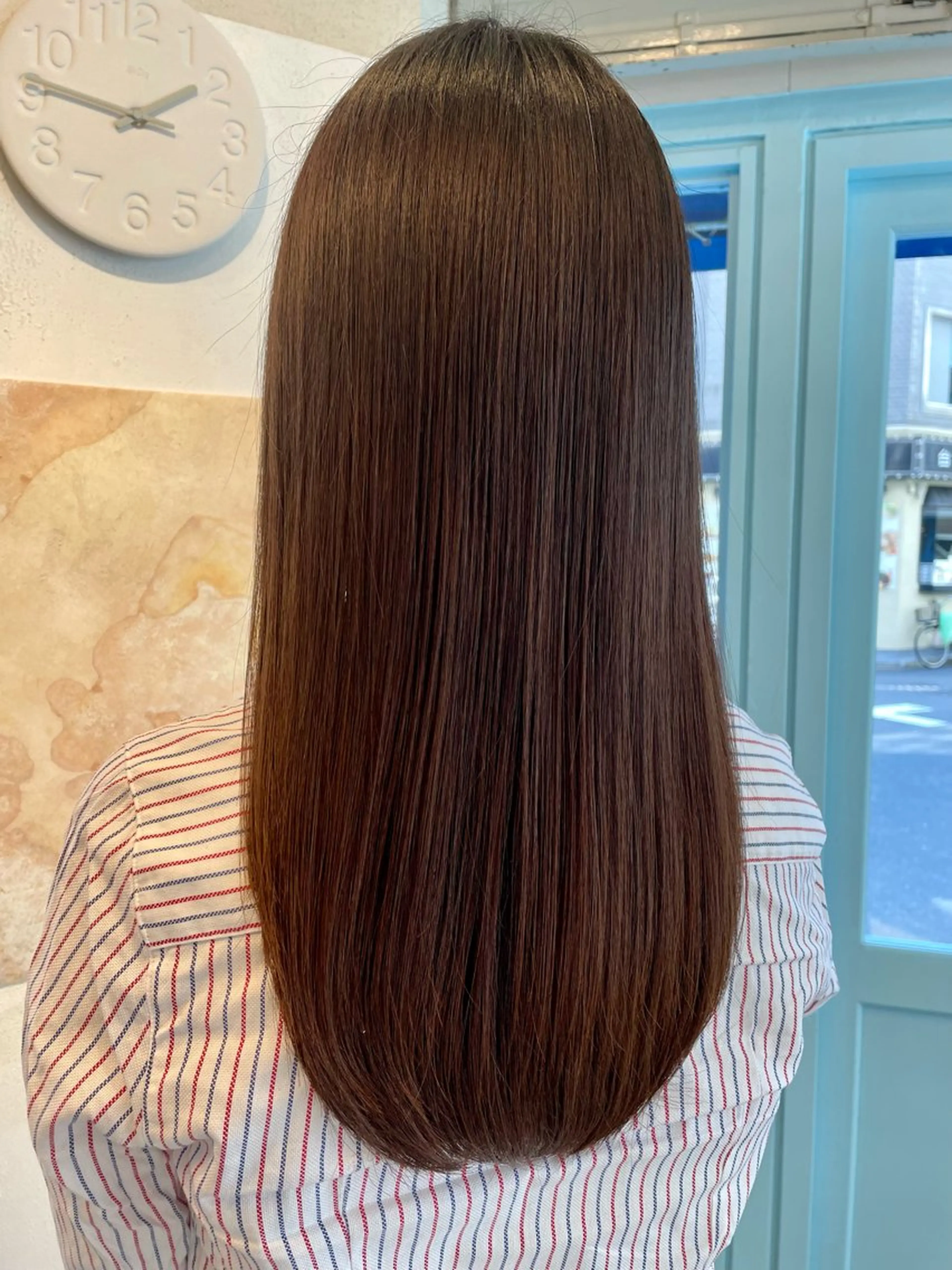 ロング カット ヘアカラー トリートメント 【髪質改善】【美髪】 【ツヤ髪】ほしのちりのヘアスタイル