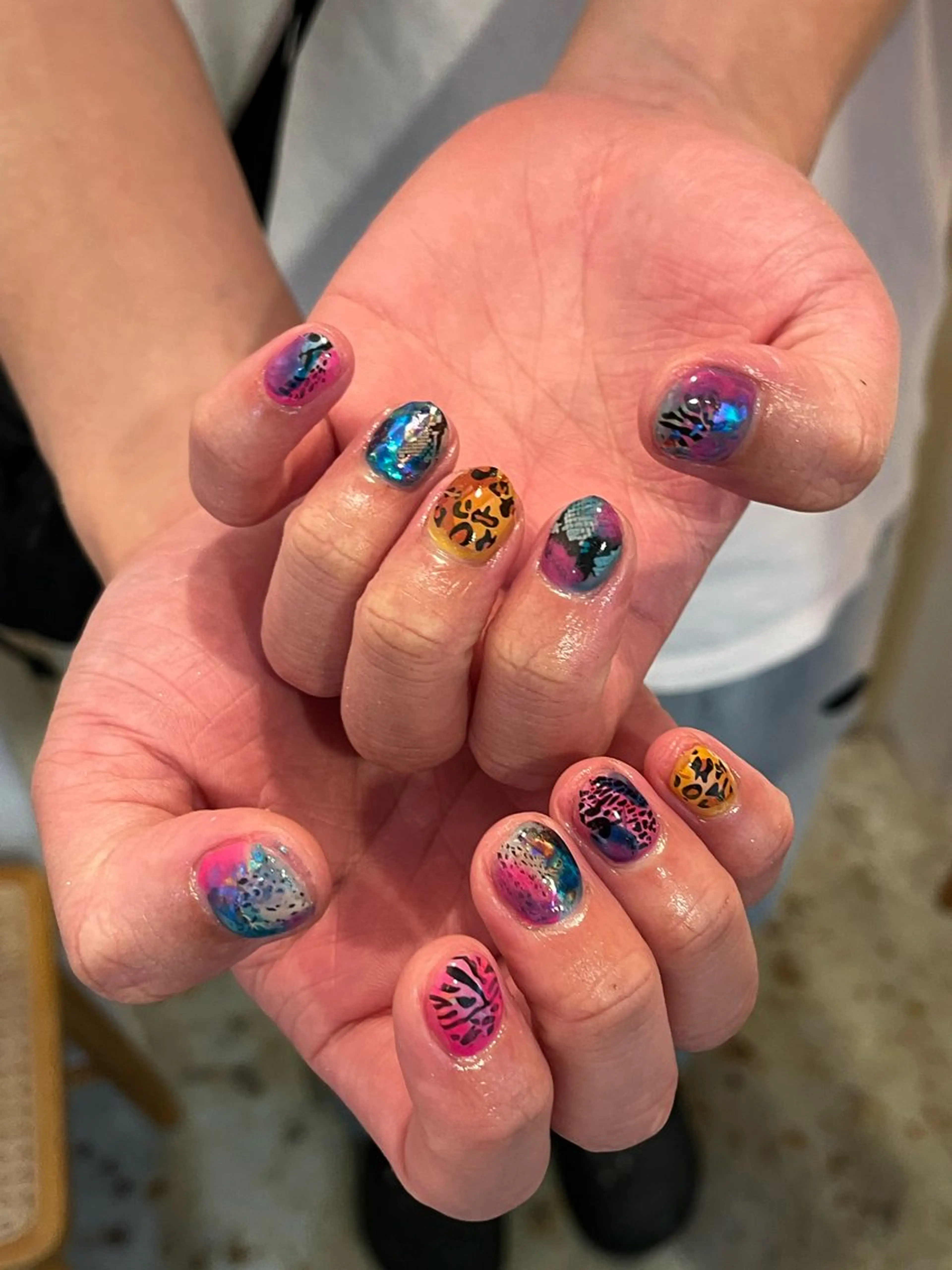 ネイル 文 /個性派ネイルのネイルデザイン