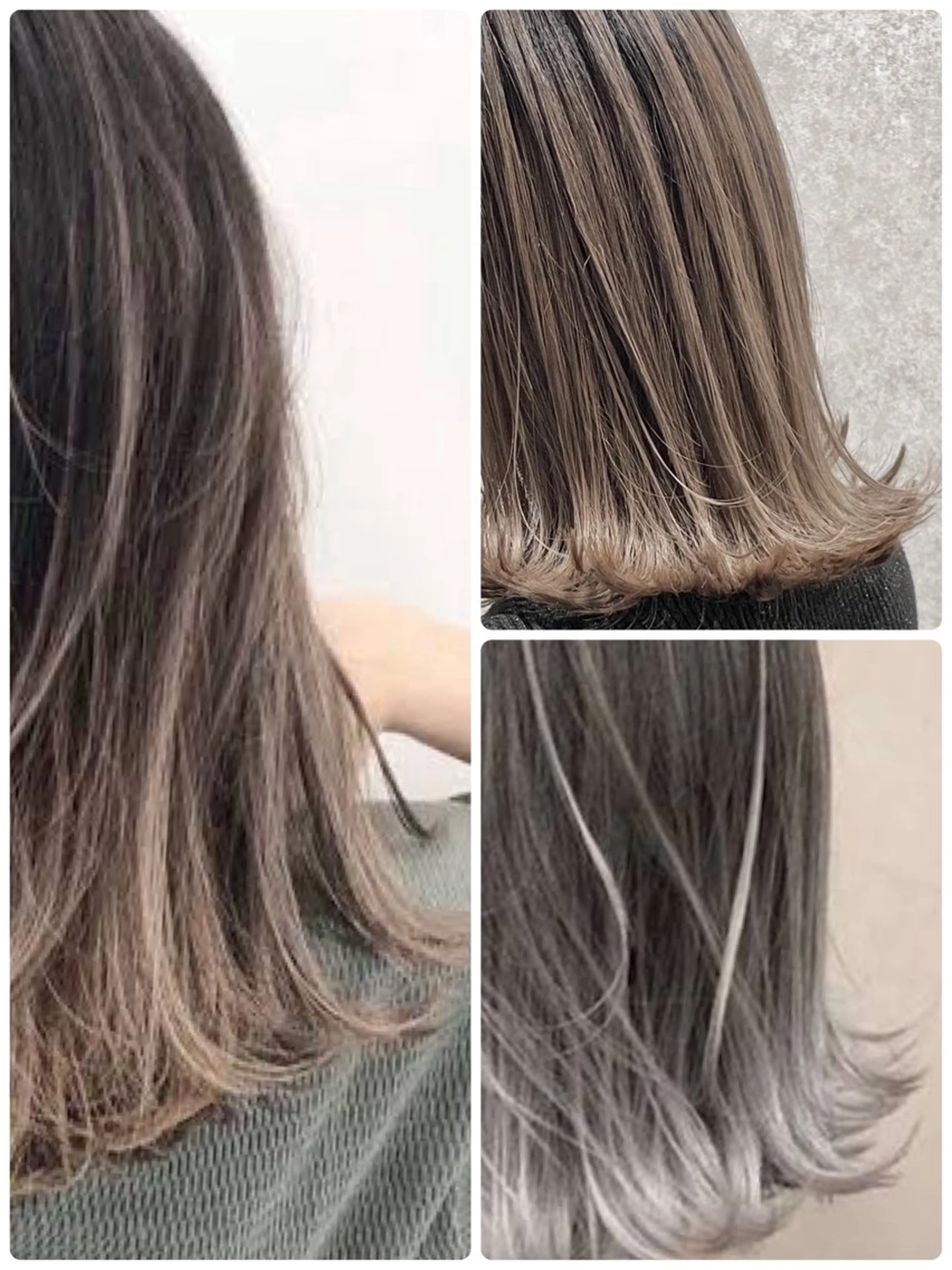 セミロング カラー anyhow academyのヘアスタイル